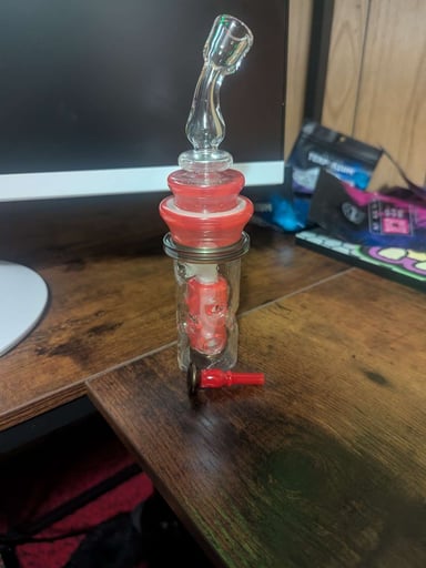Preview pic of Dr dabber switch 2 fab style water top and matching carb cap