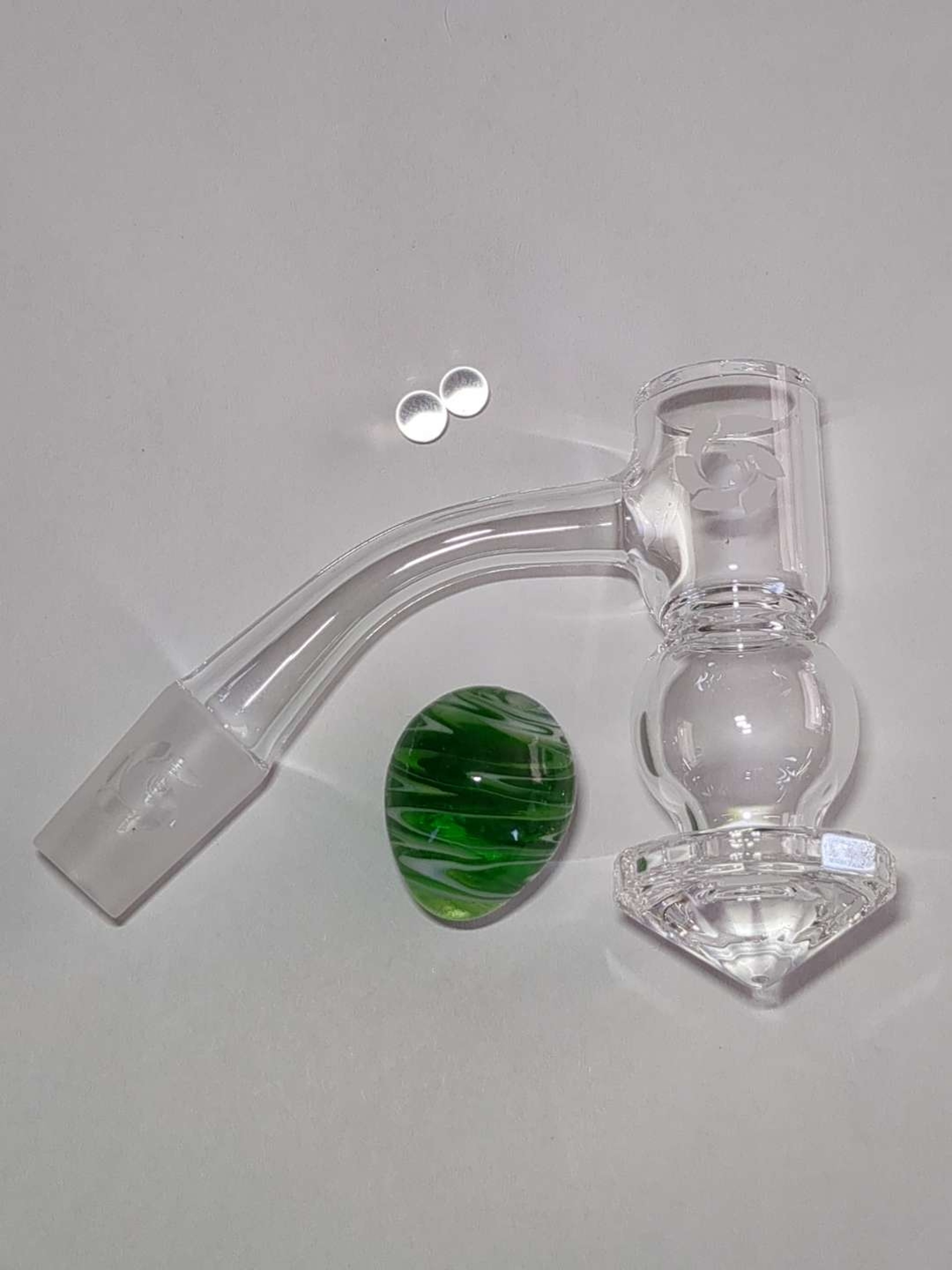 Preview pic of 14mm Glass House Faceted Egg Banger