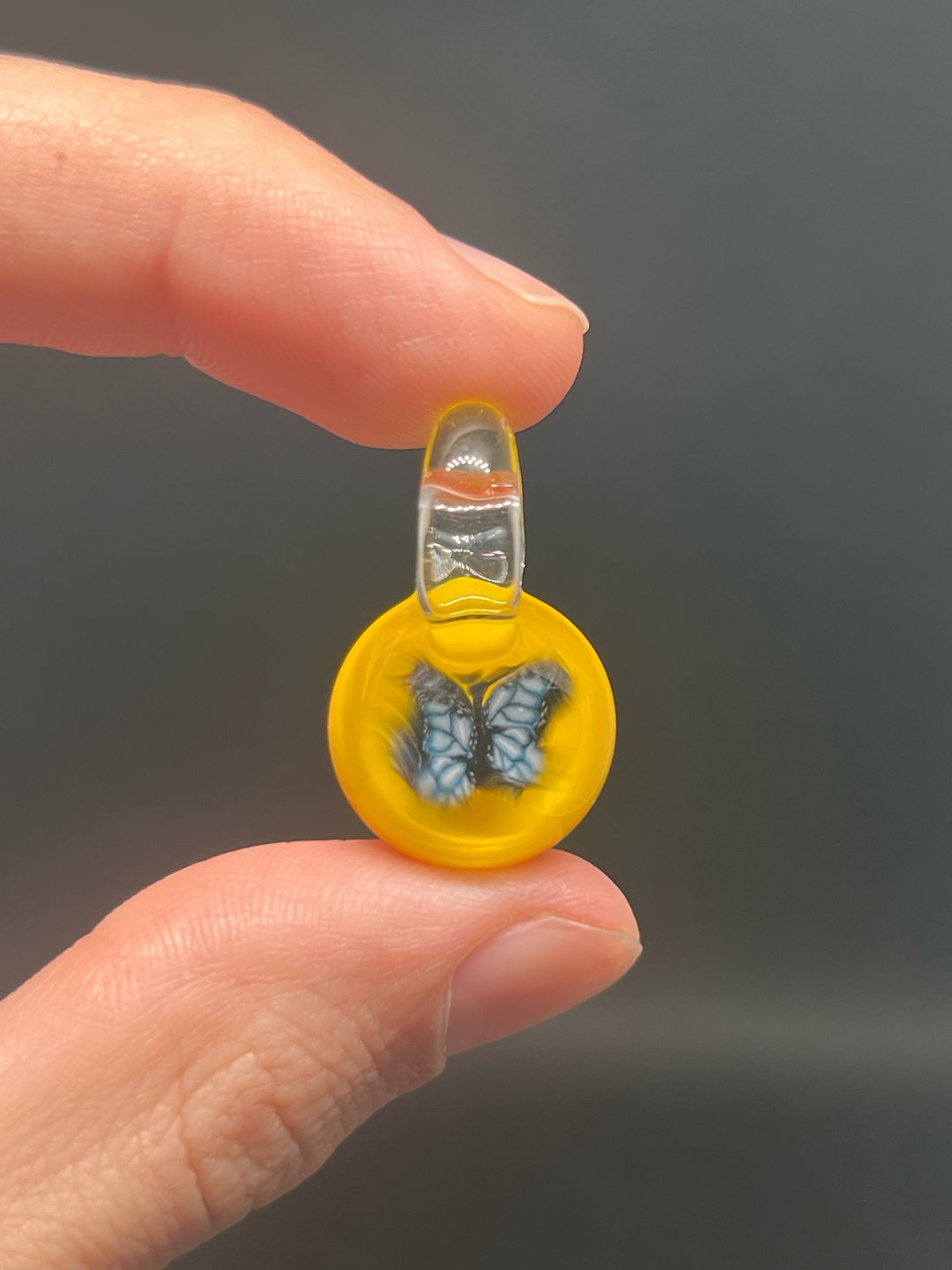 Preview pic of UV butterfly Millie pendant