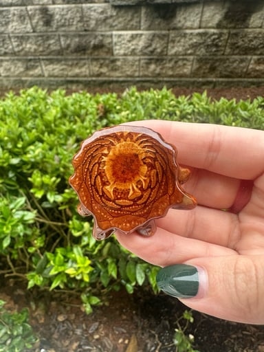 Preview pic of Third Eye pinecone pendant