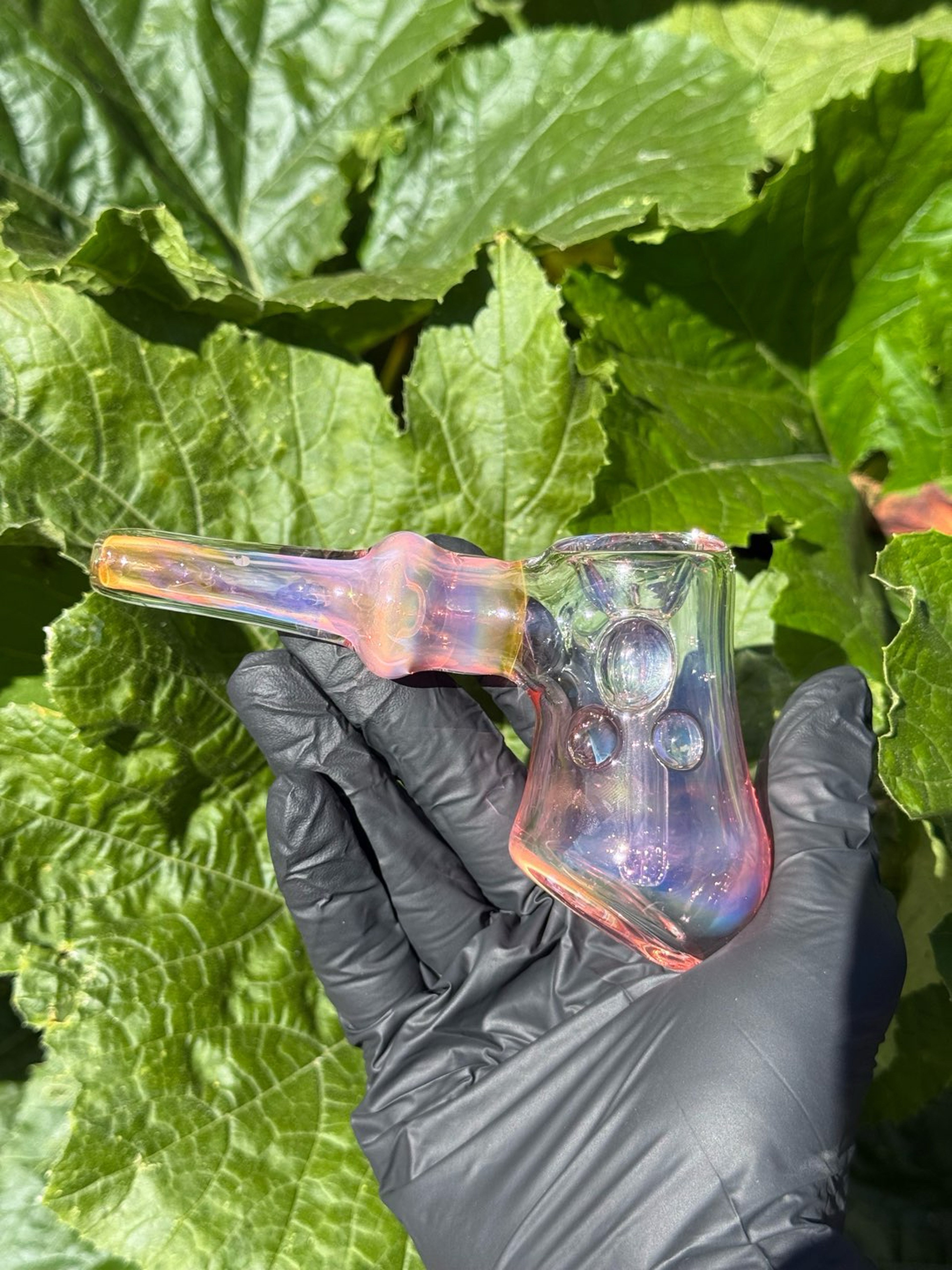 Flash glass gold fumed hammer image 0