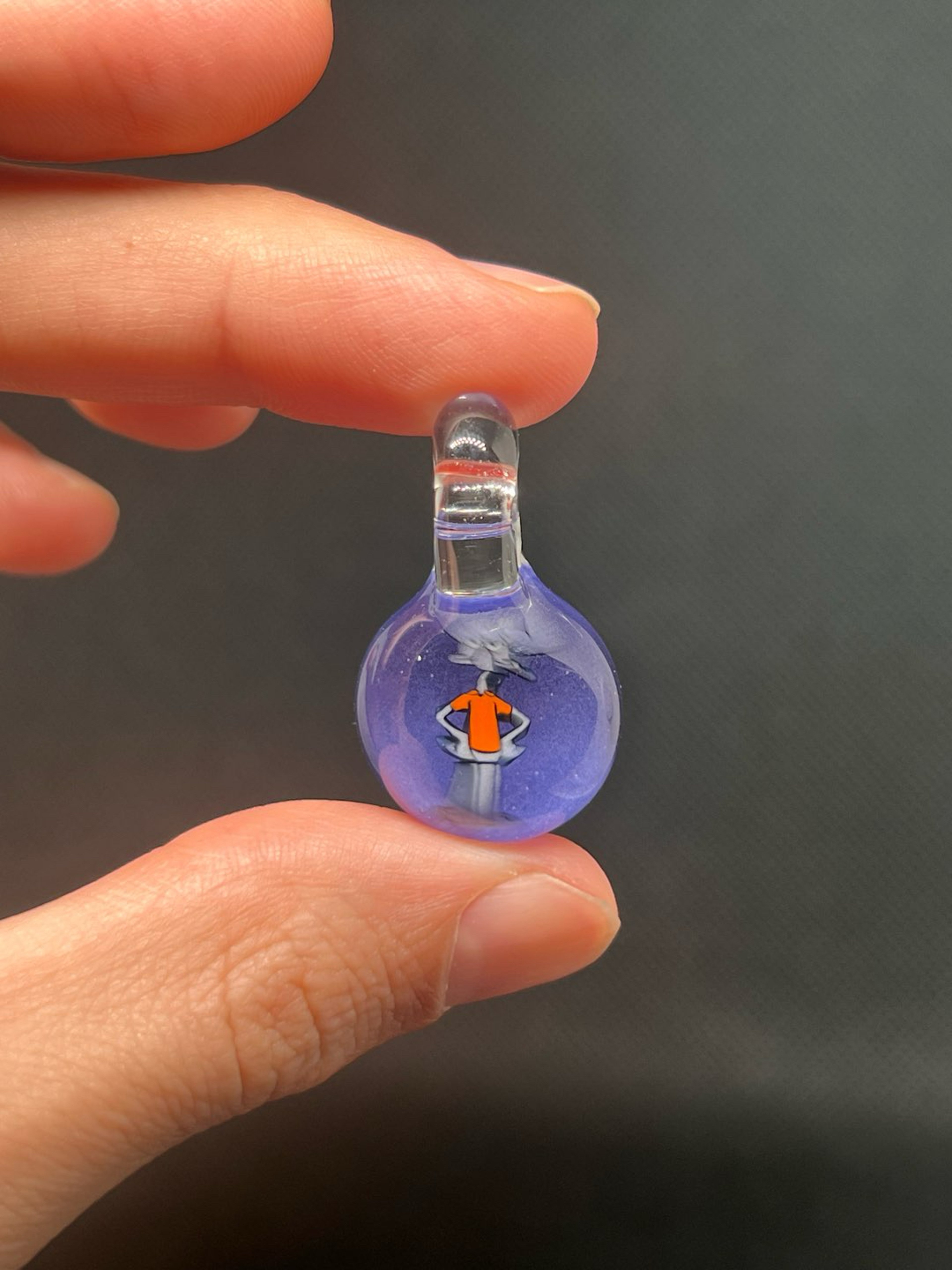 Preview pic of UV Squidward Millie pendant