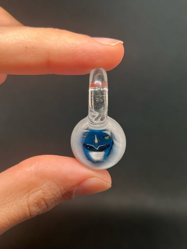 Preview pic of UV Blue Power Ranger Millie pendant