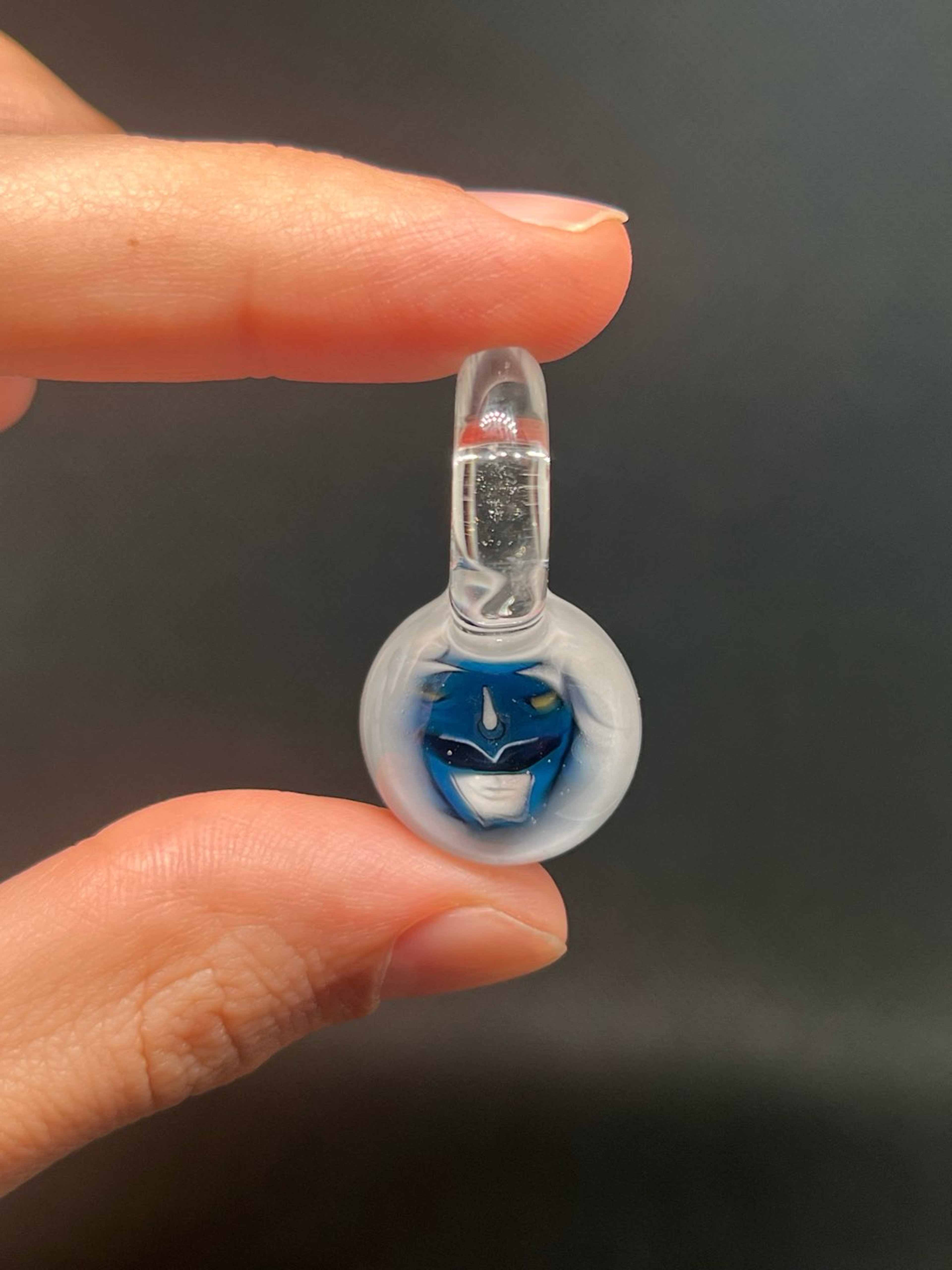 Preview pic of UV Blue Power Ranger Millie pendant