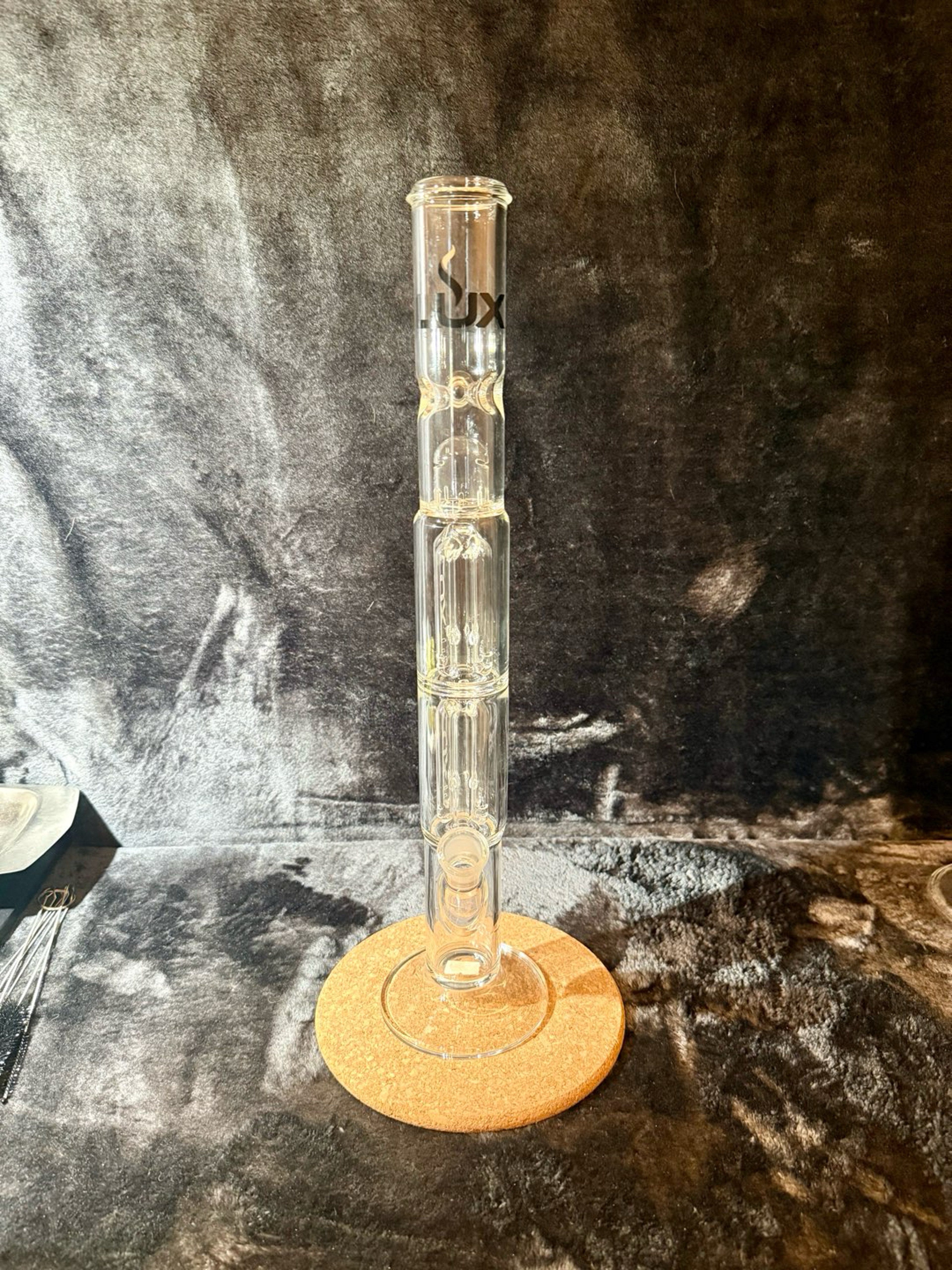 Preview pic of LUX Scientific (ROOR.US) double tree perc straight tube