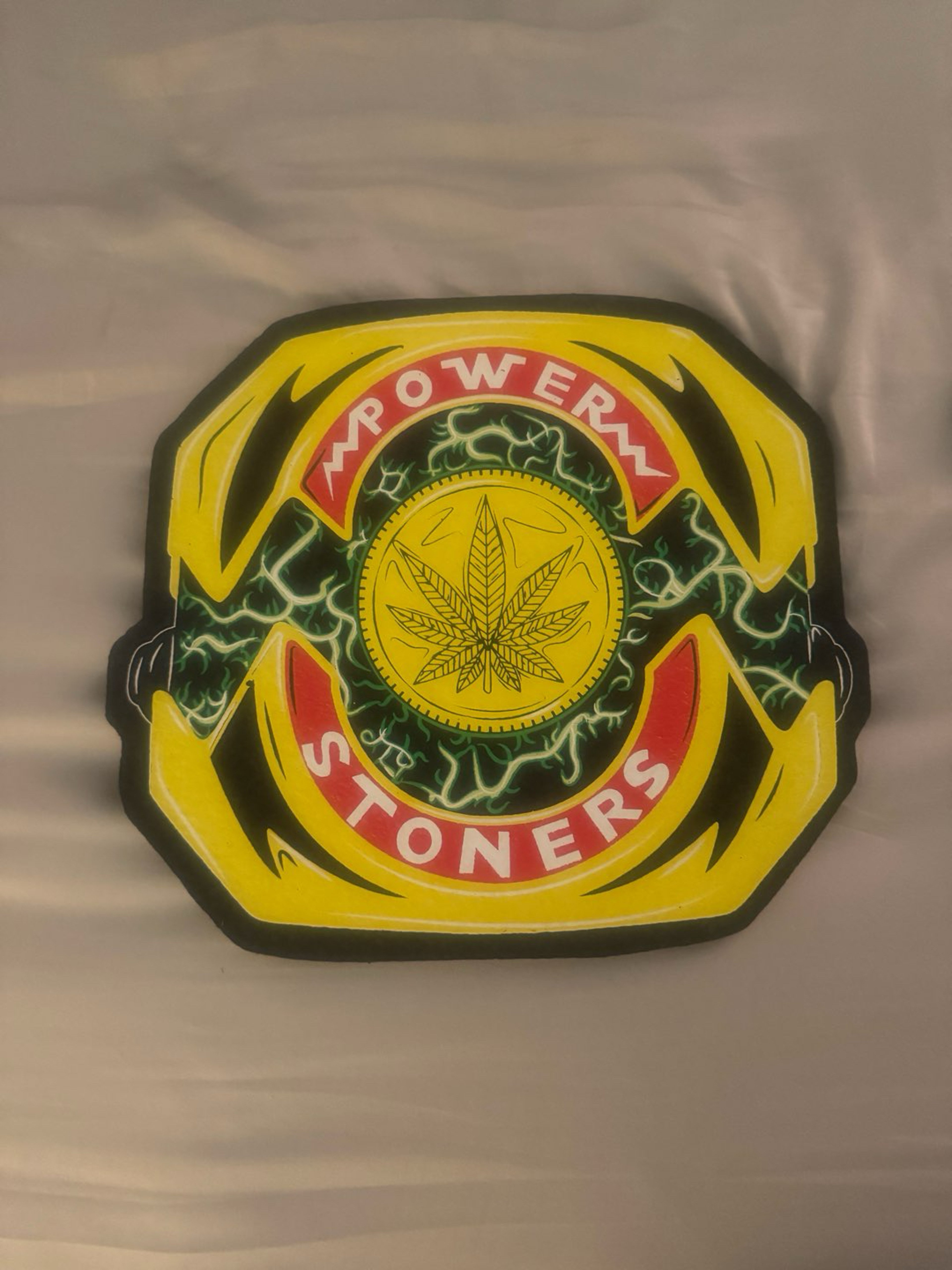 Preview pic of Power rangers/stoners full uv glow moodmat!