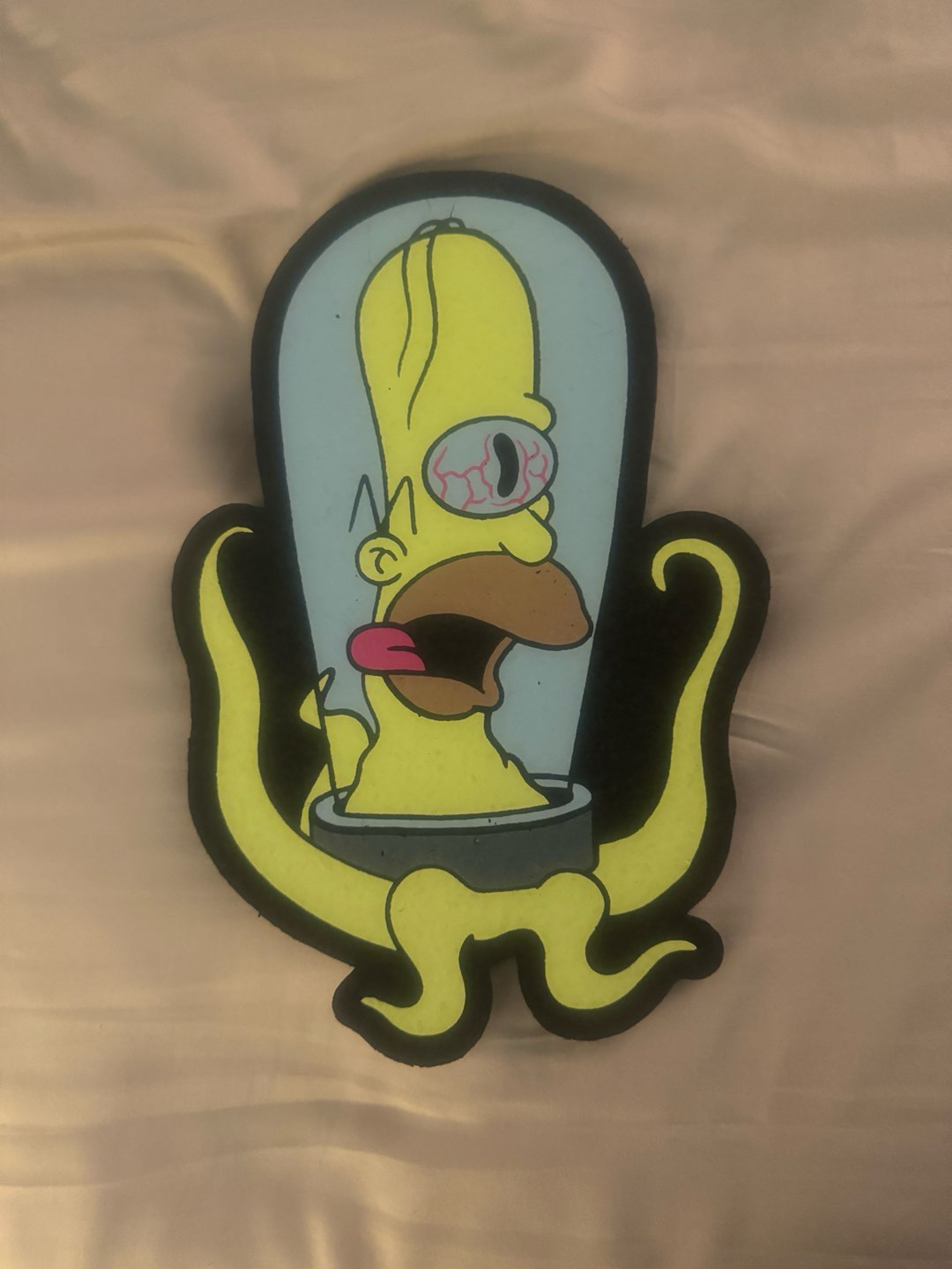 Preview pic of Take me to your hash maker homer treehouse of horrors Simpson moodmat uv glow
