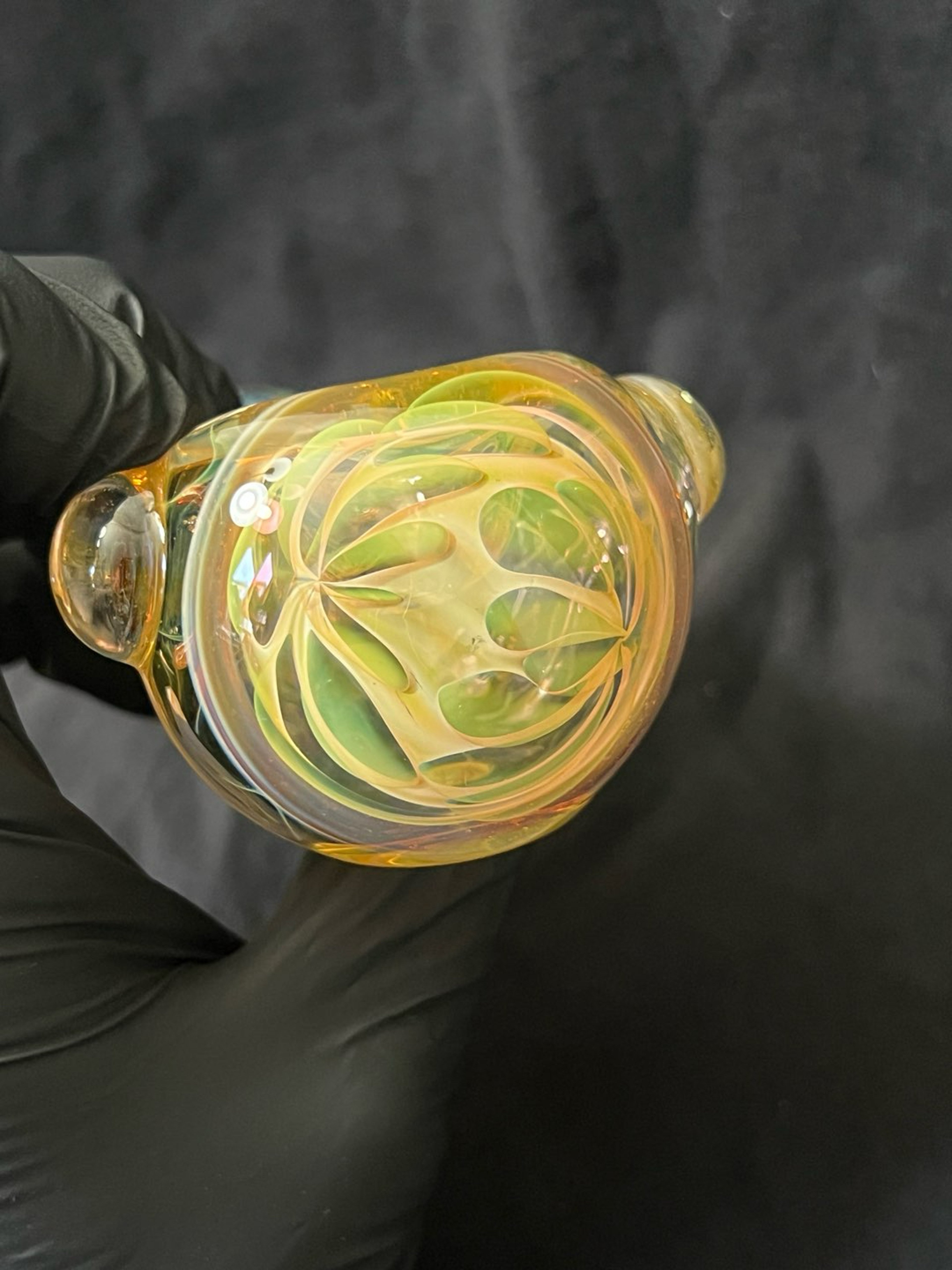 Preview pic of Fumed wrap and raked spoon, with an inside out fumed end.