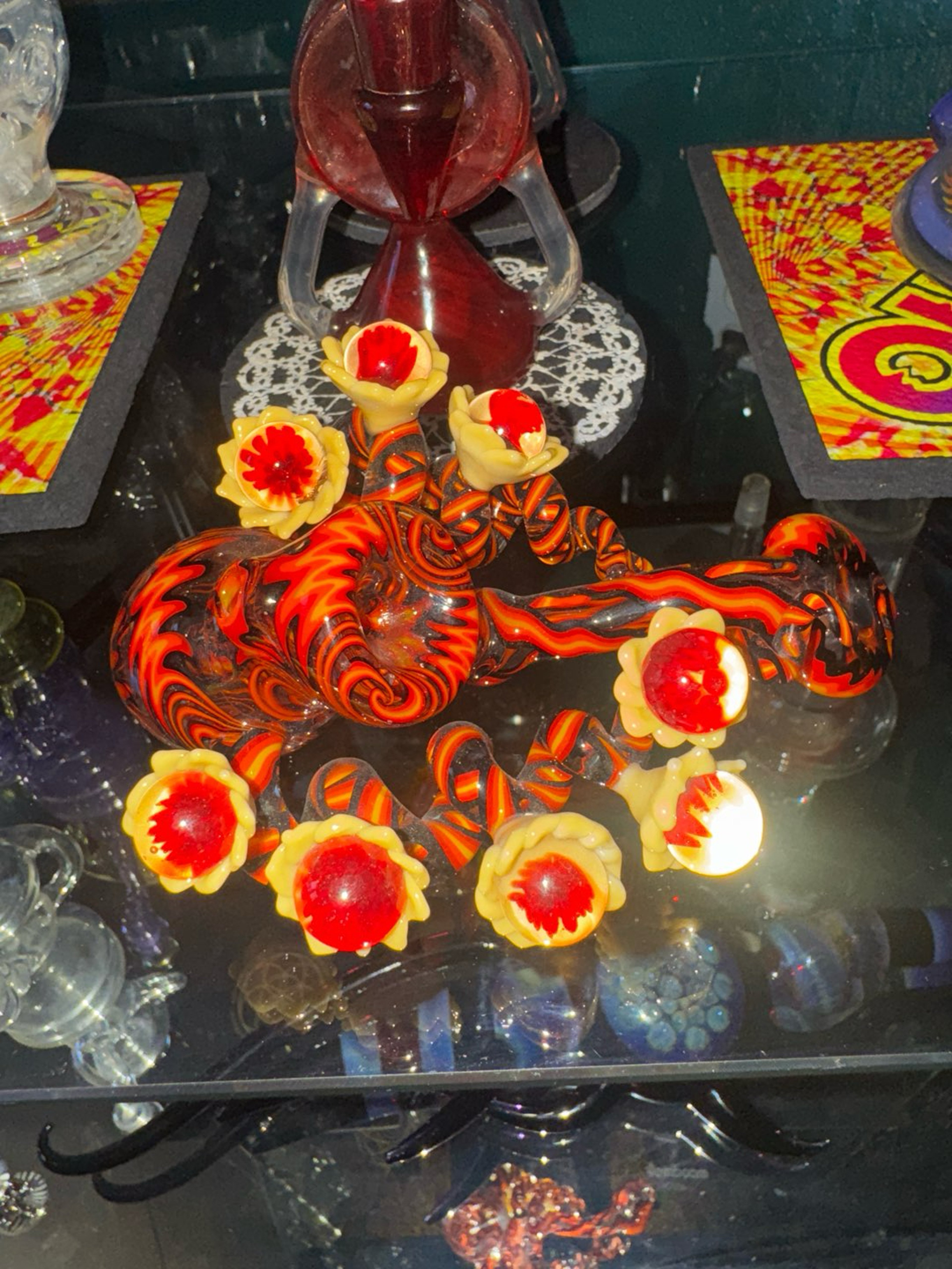Preview pic of Flower Bubbler signed mendy