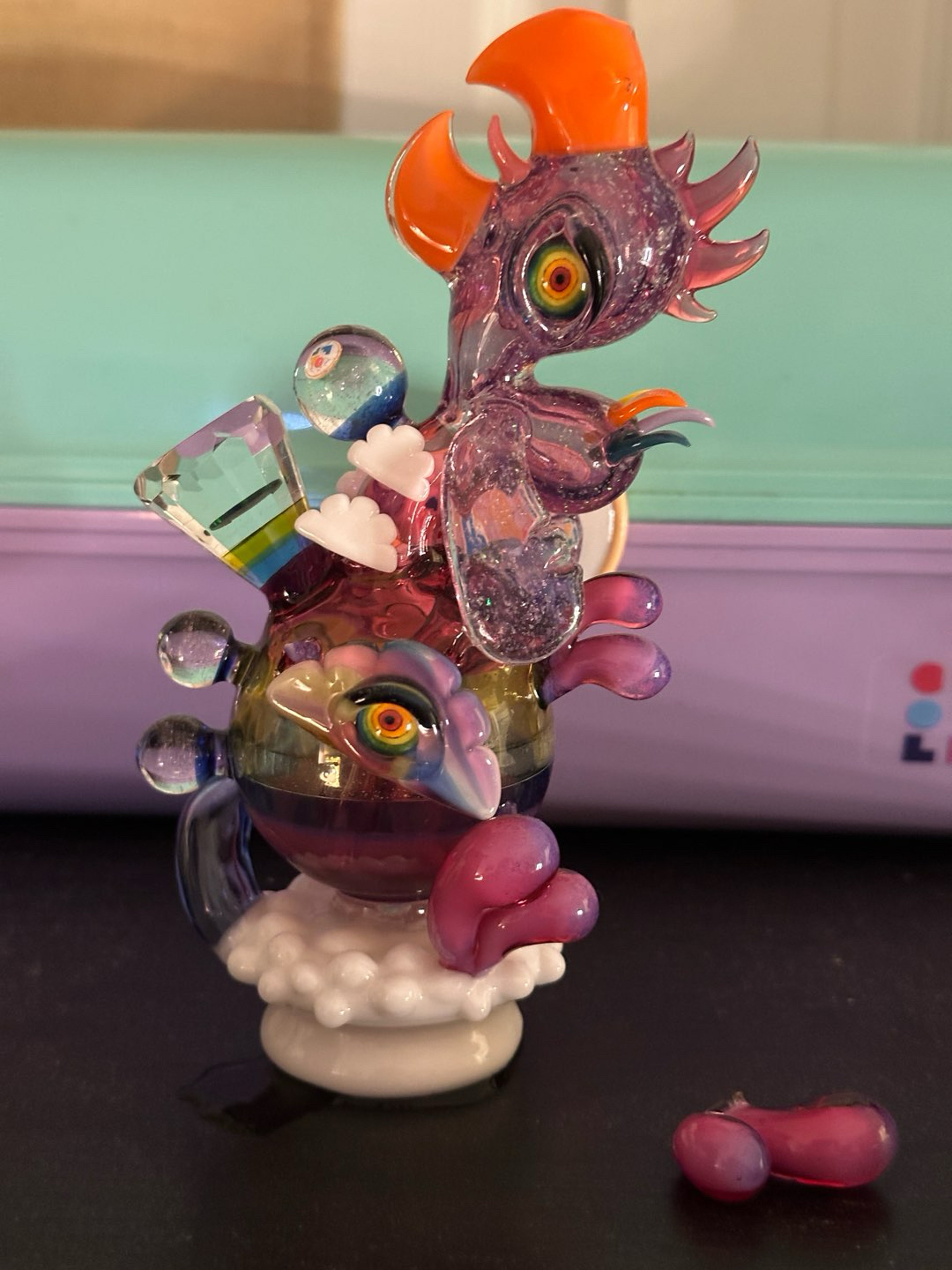 Preview pic of RJ glass puffco peak glass top READ DESCRIPTION