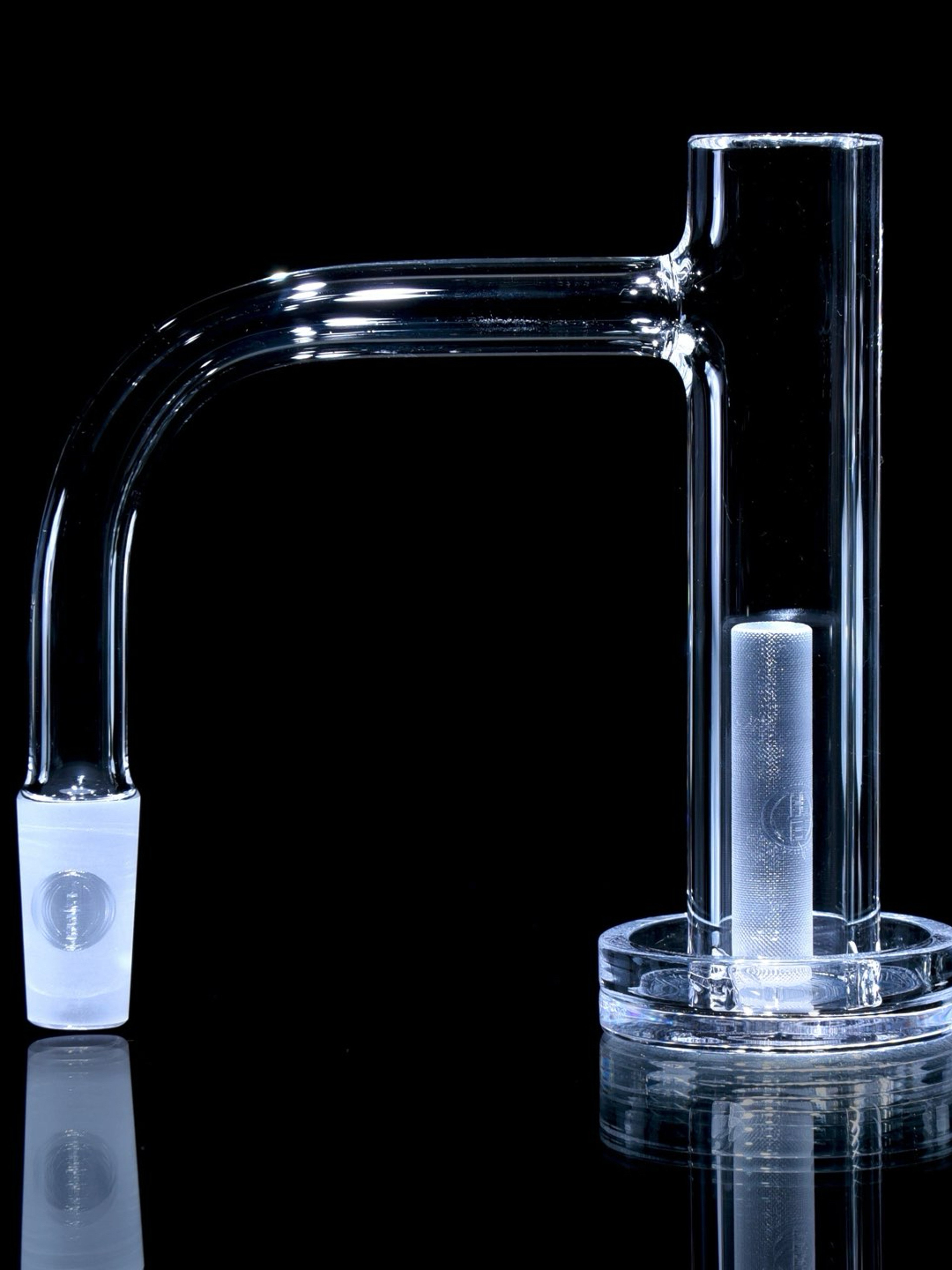 Preview pic of Highly Educated - Control Tower BLK Surface Enhanced Quartz Blender w/ XL 7x30mm SE Pillar Bead