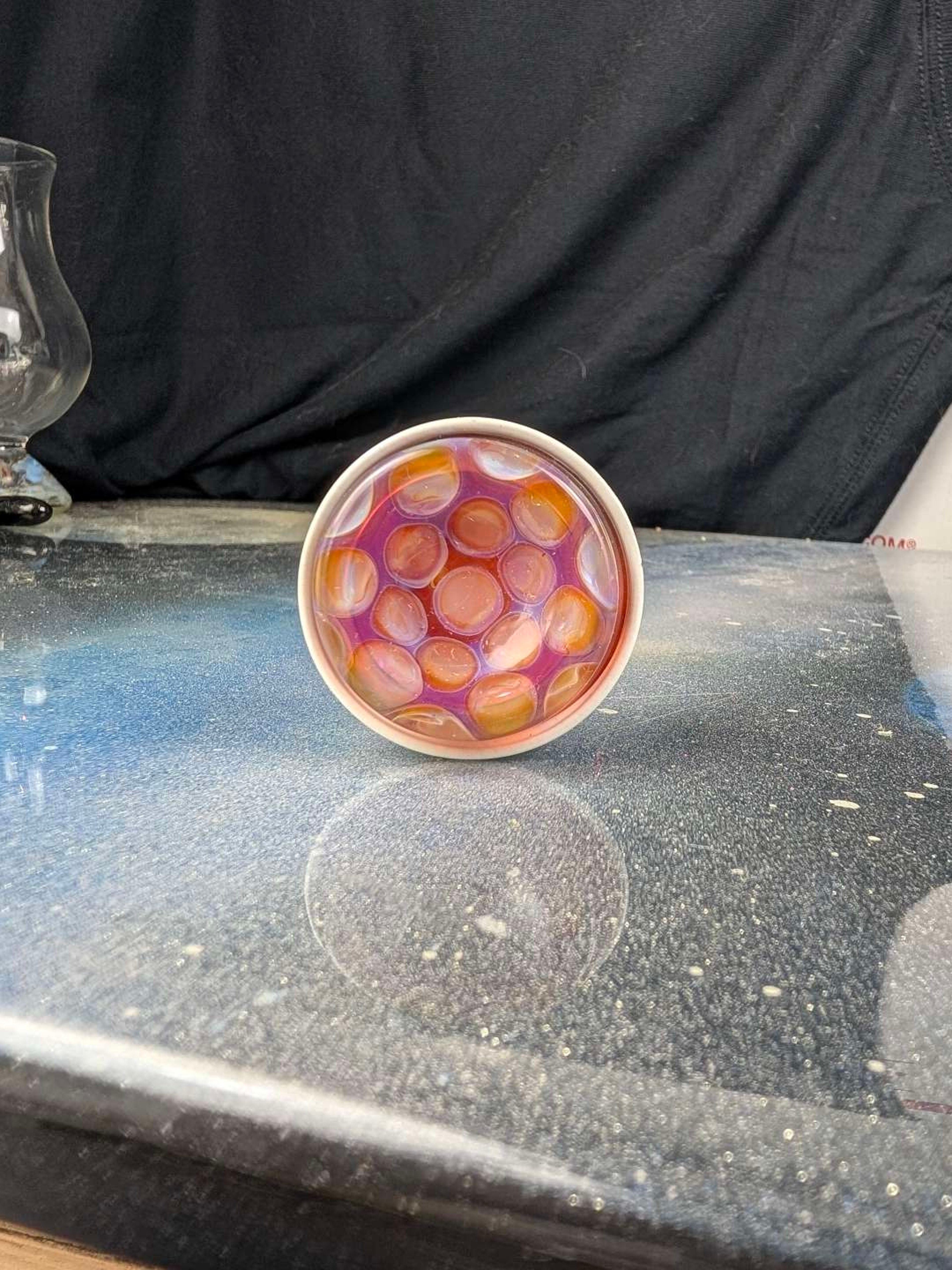 Preview pic of Low profile Amber purple jar