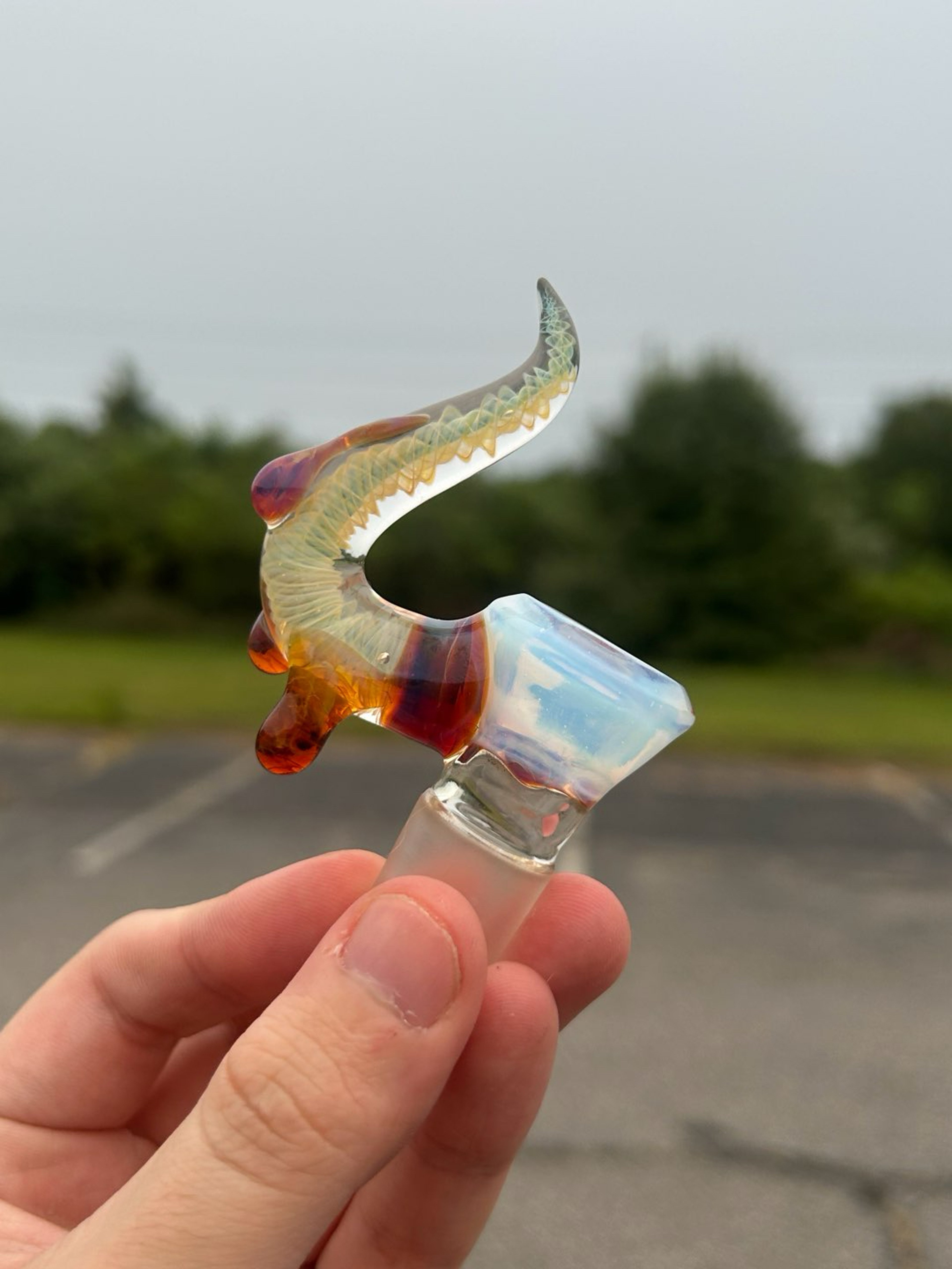 Preview pic of 18/4 Lx1984 Mai Tai x Ghost Fumed Dripping Horn Slide