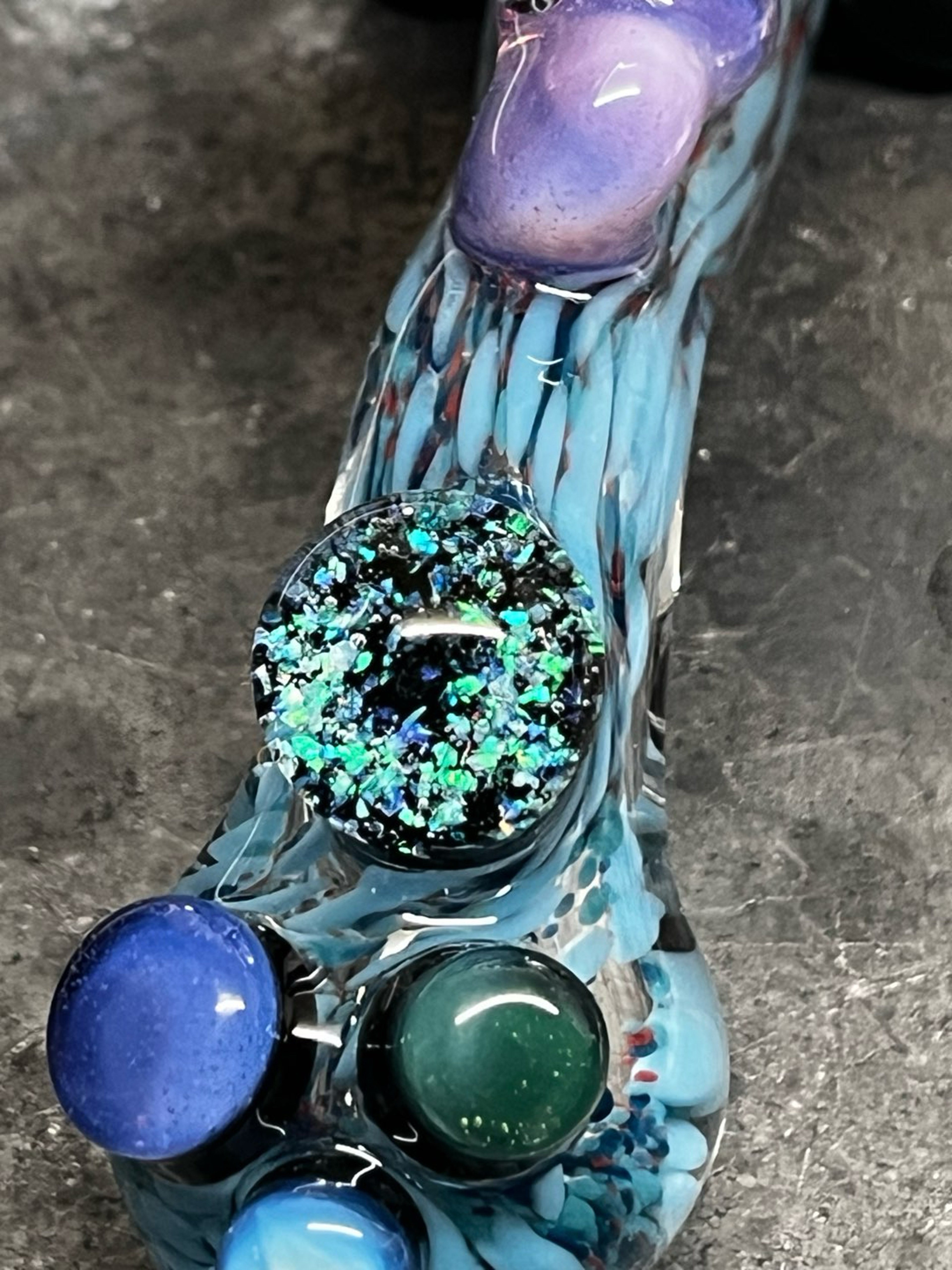 Preview pic of Classic one piece, multicolored standing hot, droop Sherlock with spinner and sexy accent colors throughout