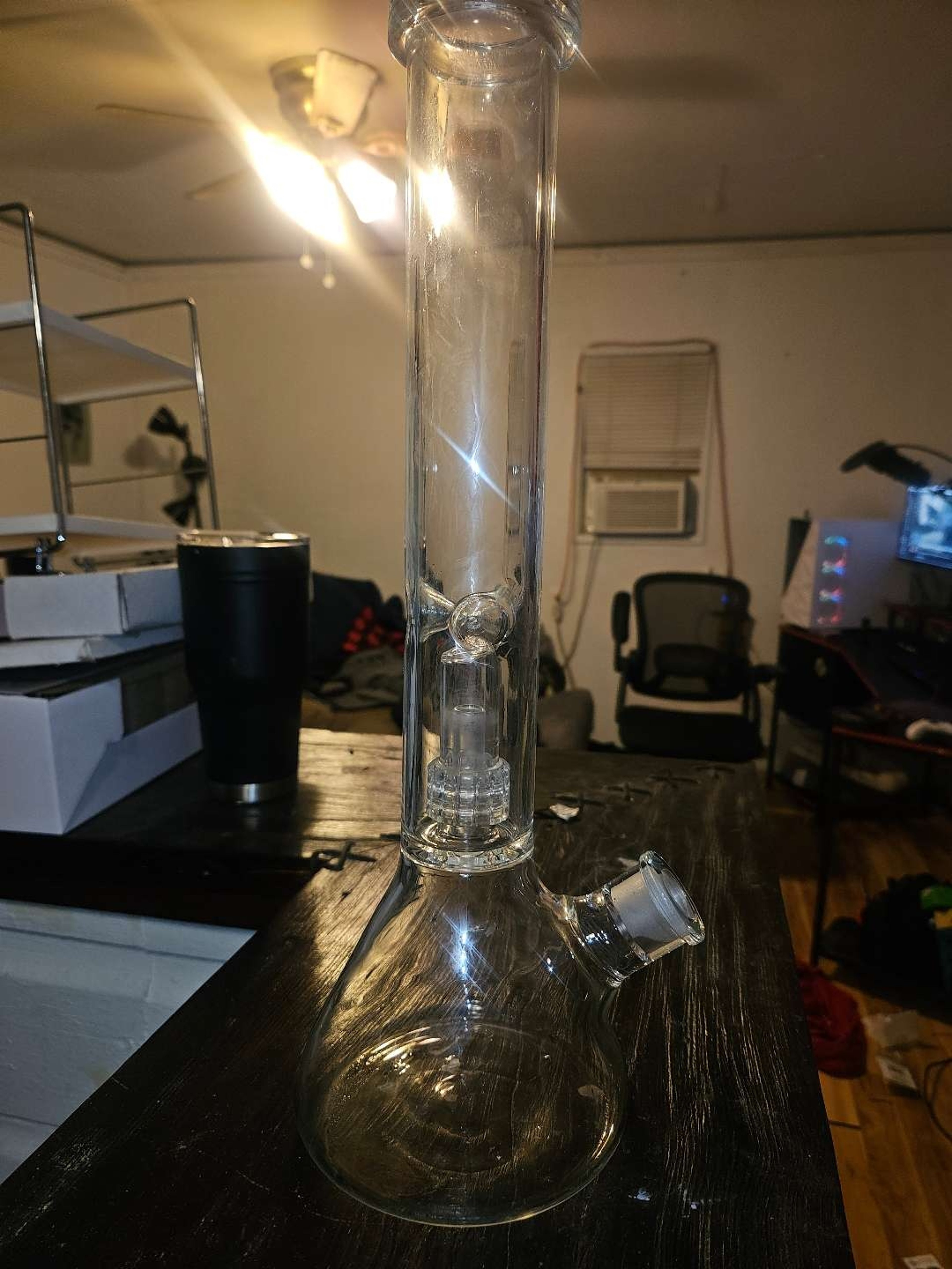 Preview pic of Tall beaker tobacco pipe