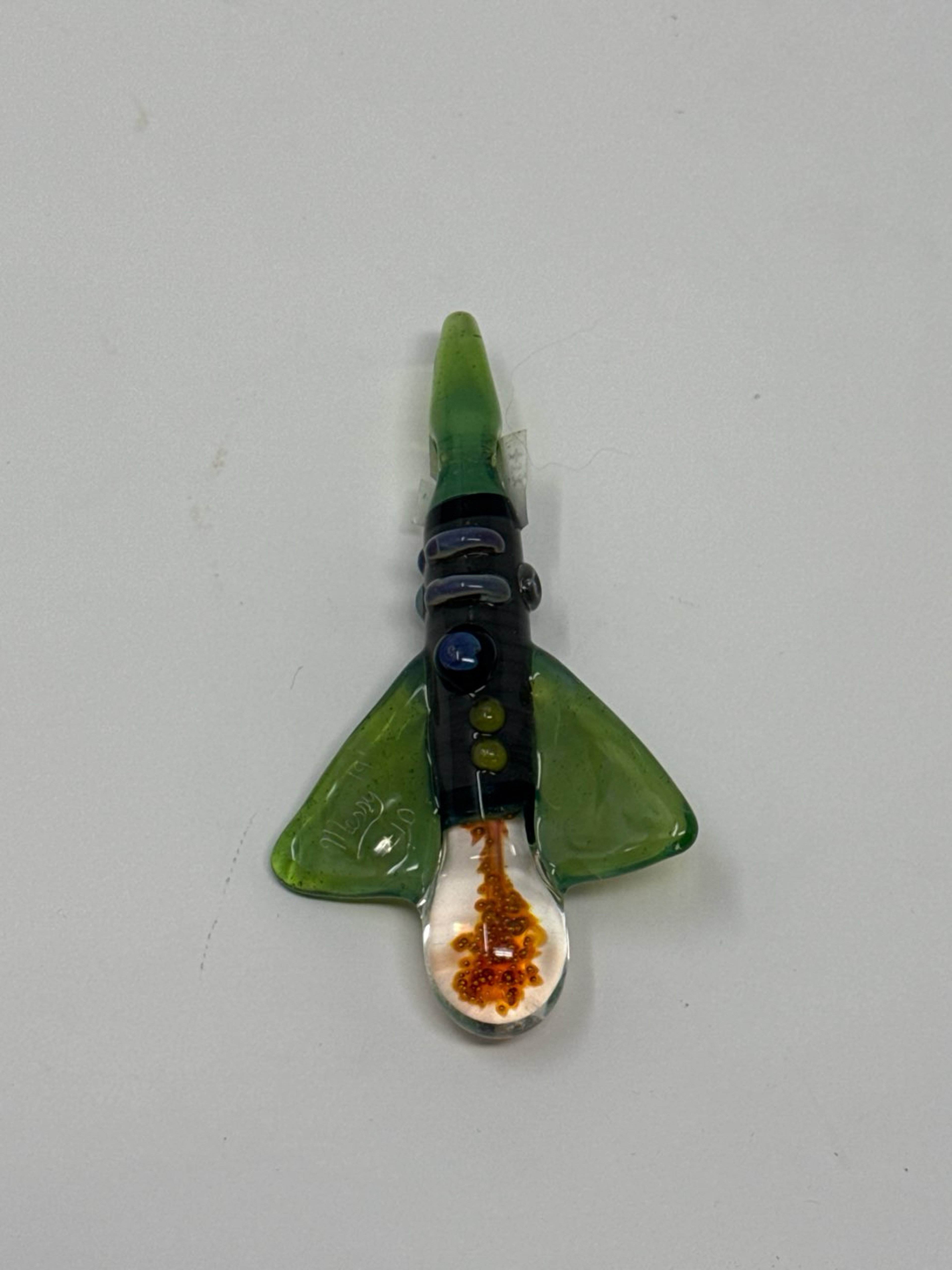 Preview pic of Messy glass blast off #10 pendant