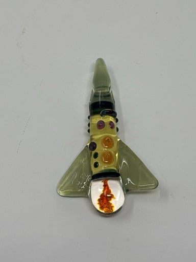 Preview pic of Messy glass blast off #12 pendant