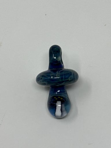 Preview pic of Messy glass mushroom pendant
