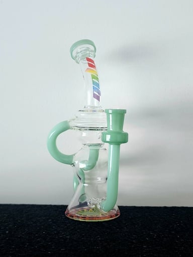 Preview pic of 8.5"H Falcon Recycler + Banger***Free Shipping***
