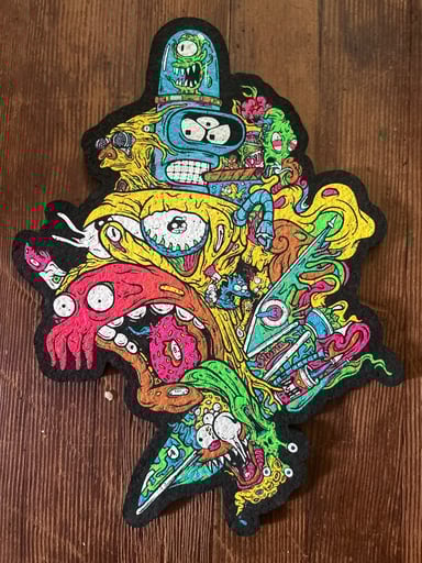 Preview pic of simpsons uv moodmat