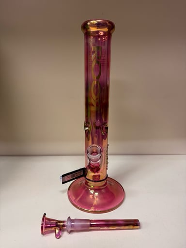 Preview pic of The Classic 14" ROOR Straight Tube finished in 24K Gold Fume