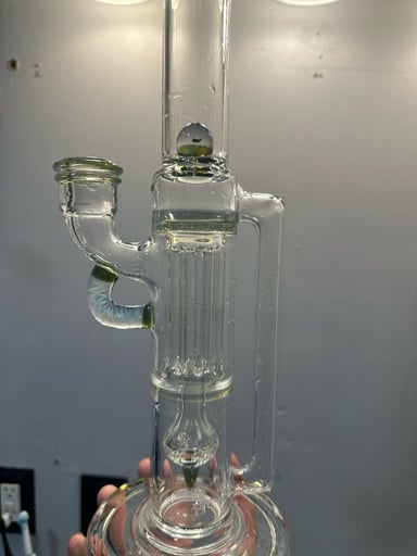 Preview pic of Blazed glass pillar with drain