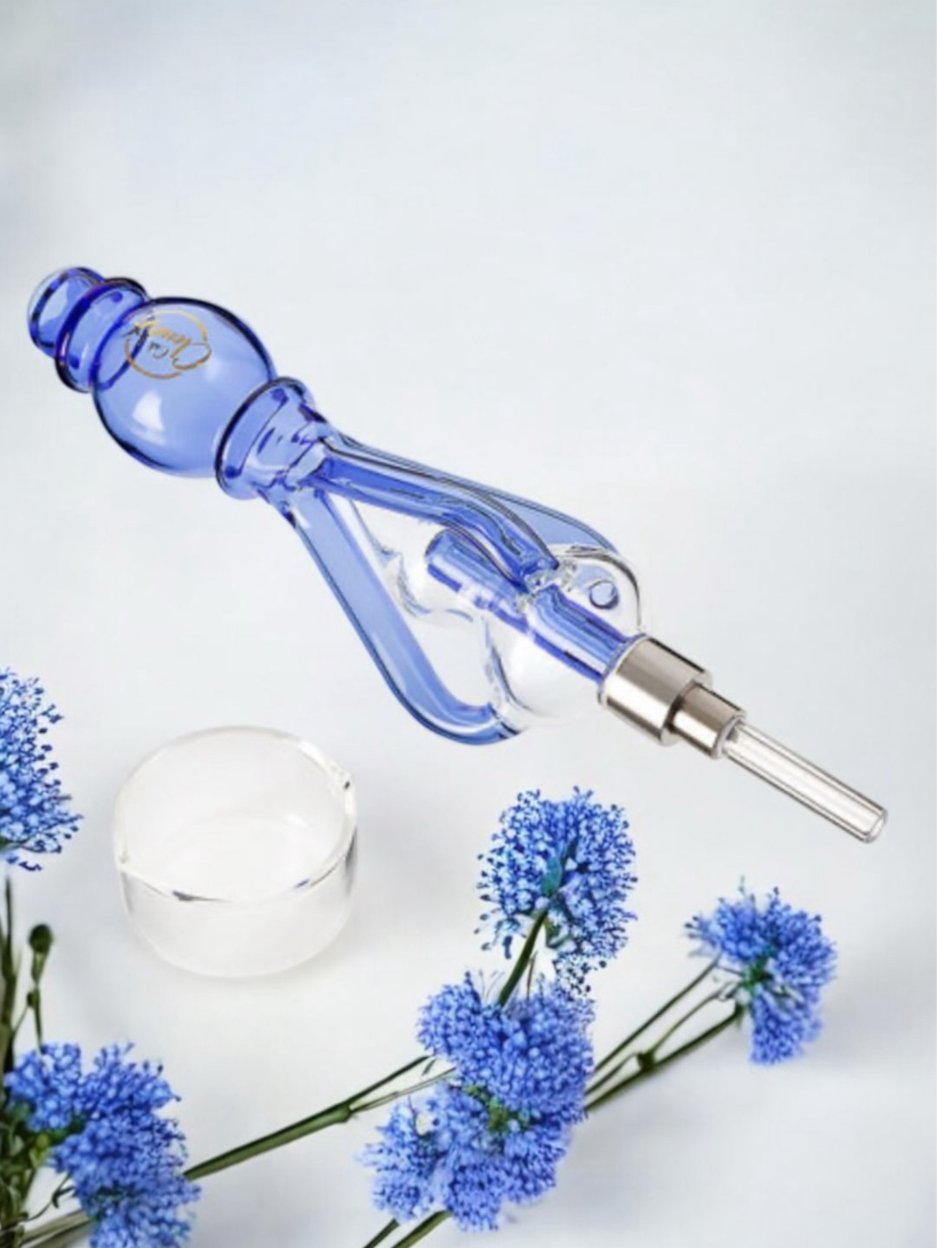 Preview pic of Cali Cloudx The Fountain ⛲️ Recycler Nectar Collector in Blue