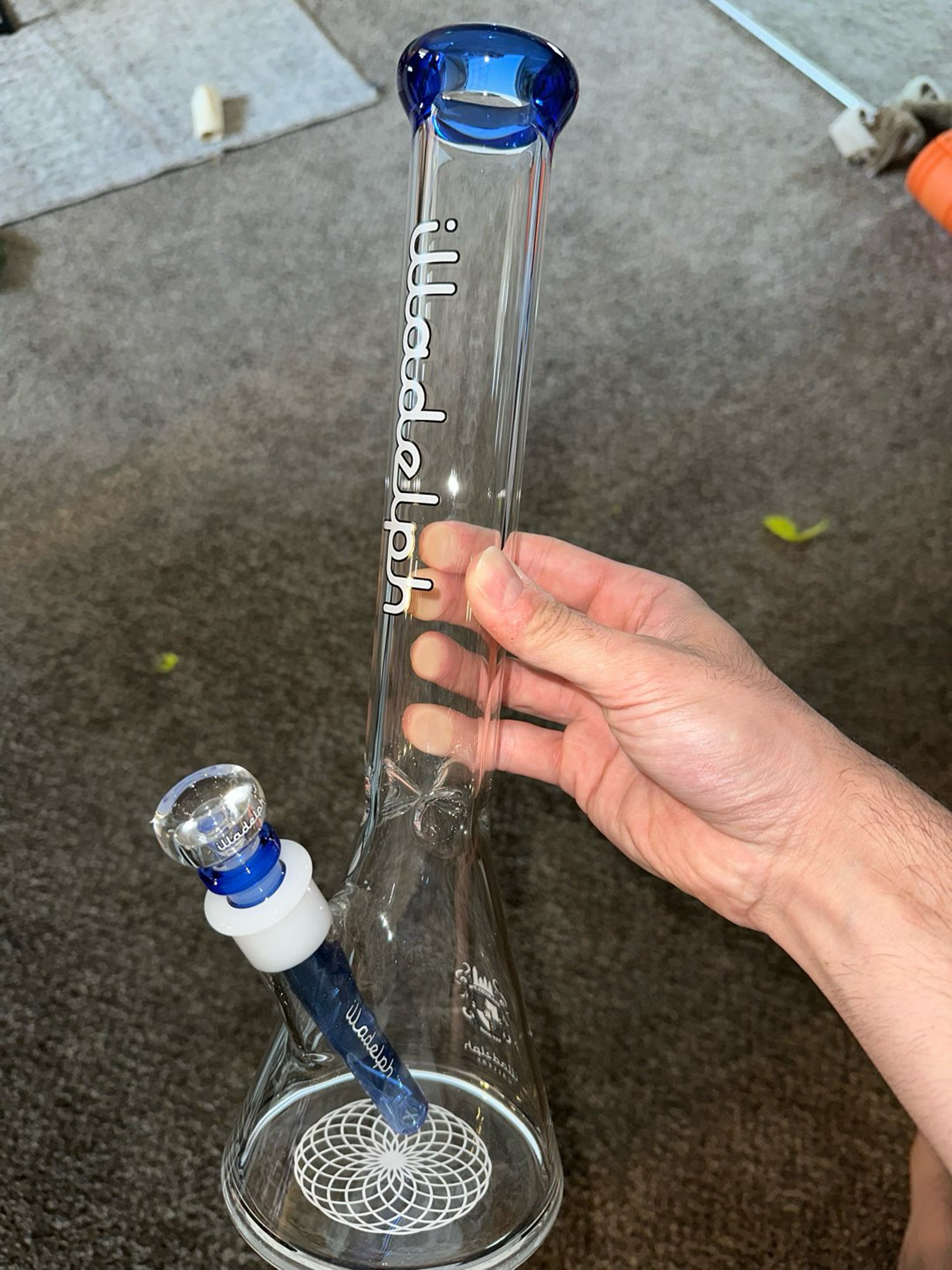Preview pic of Sea Blue 15” 45mm beaker