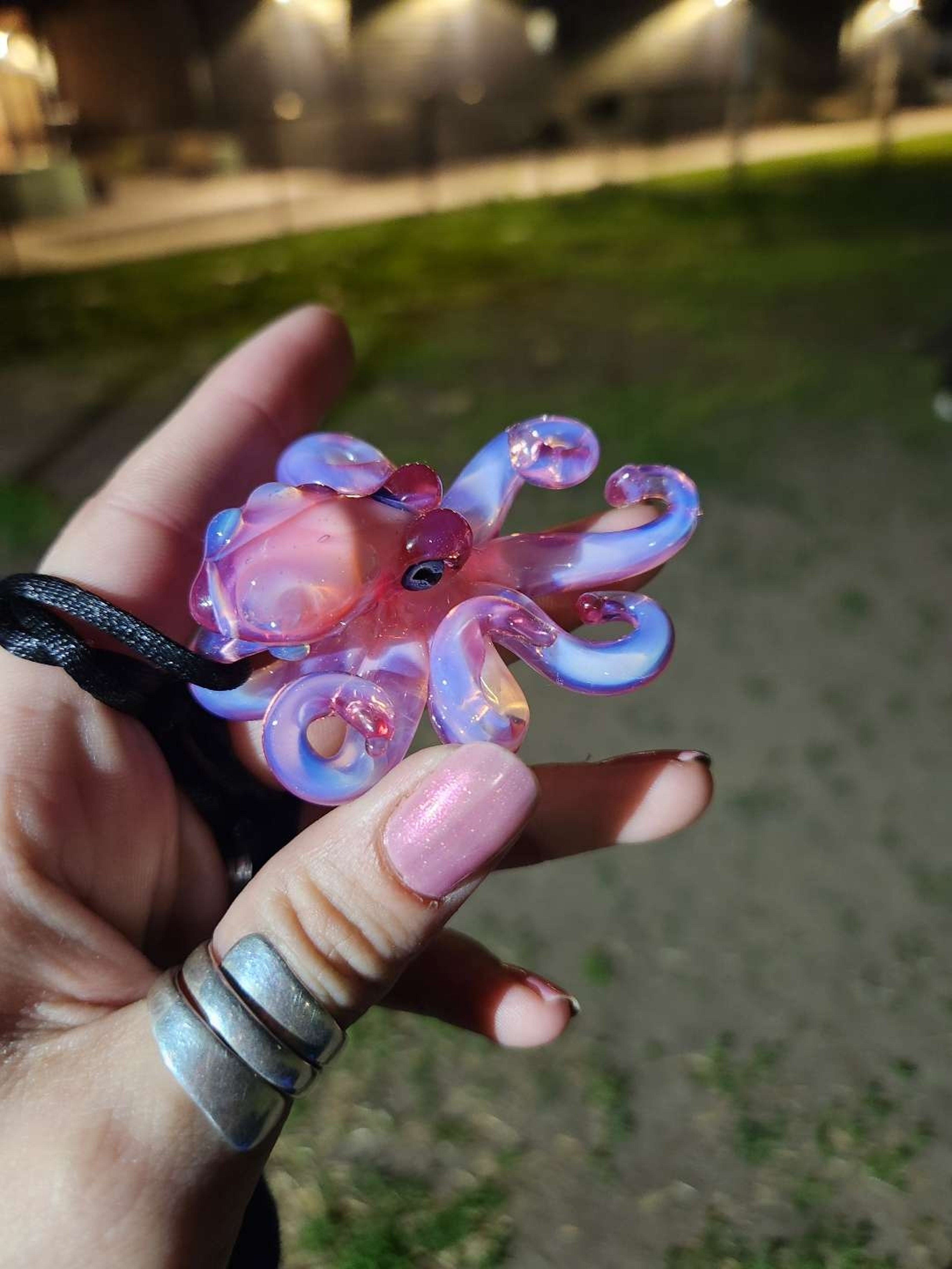 Preview pic of ¡The Fancy Pink Moon Kraken by Marilyn Ure! 💕