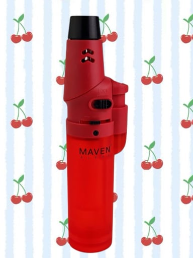 Preview pic of Maven Alpha+ Transparent Red 🍒Rotatable Head Torch
