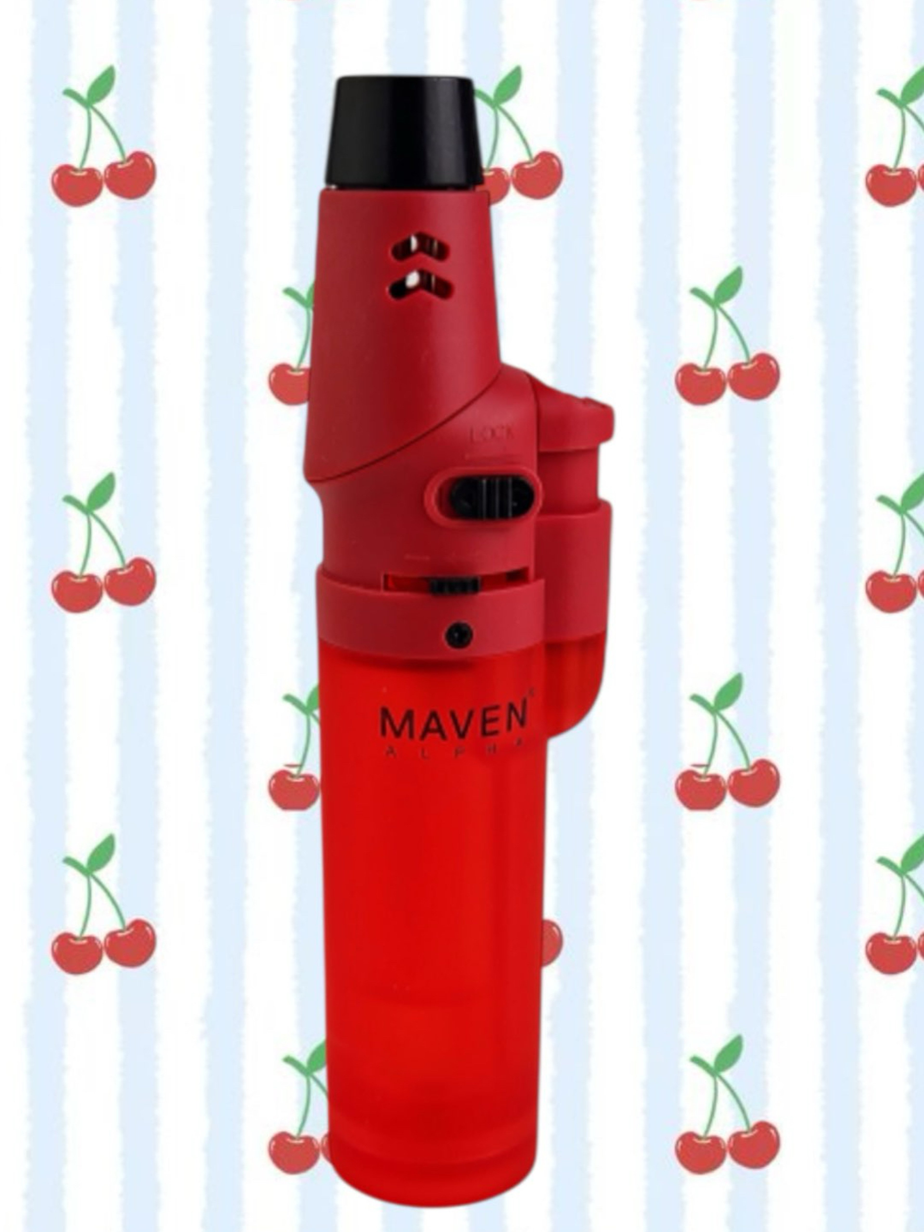 Preview pic of Maven Alpha+ Transparent Red 🍒Rotatable Head Torch