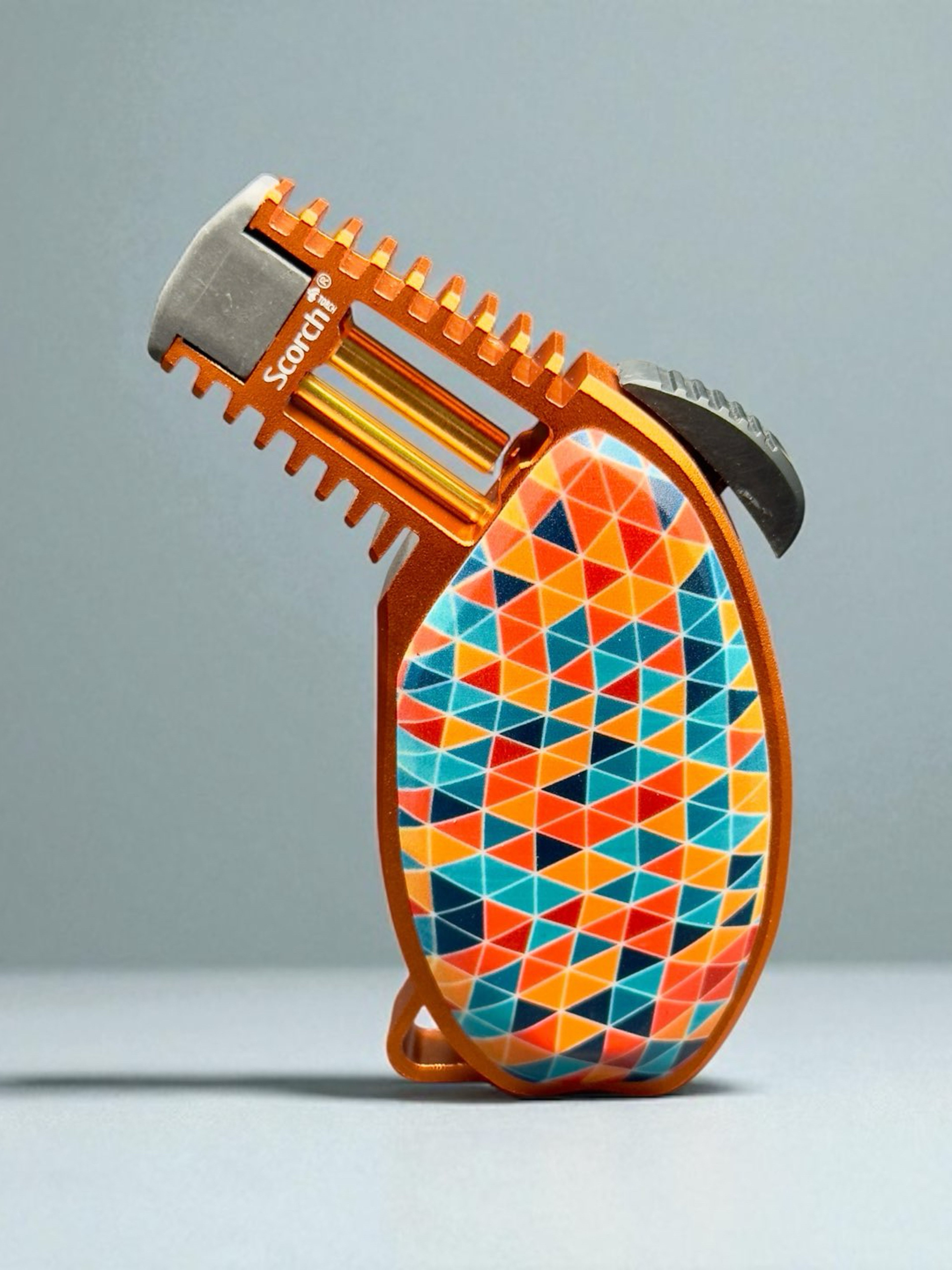 Preview pic of Scorch Torch Model 61491 – 4” Orange Single Flame Refillable Lighter