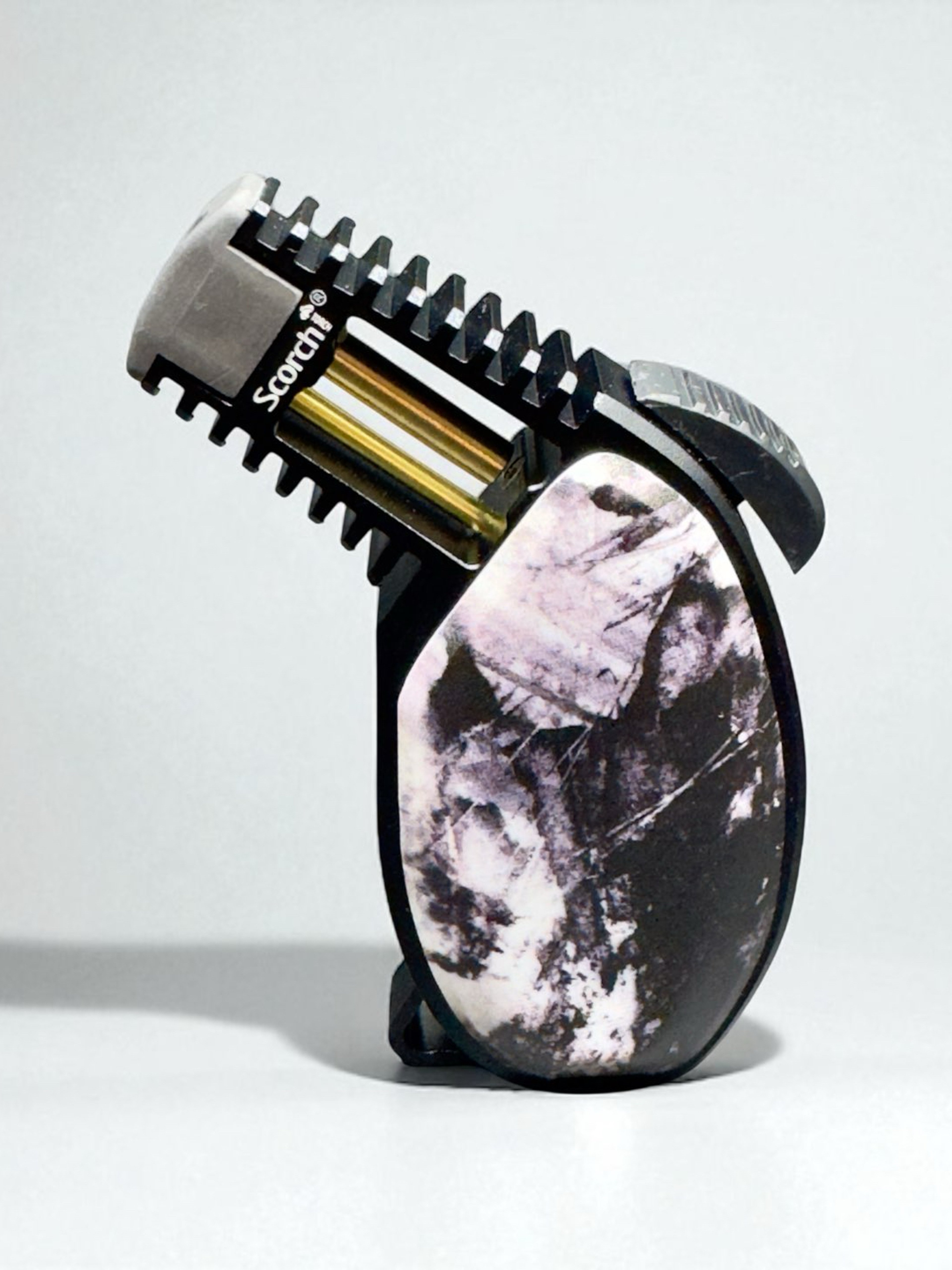 Preview pic of Scorch Torch Model 61491 – 4” Black Single Flame Refillable Lighter (Prefilled with Butane)
