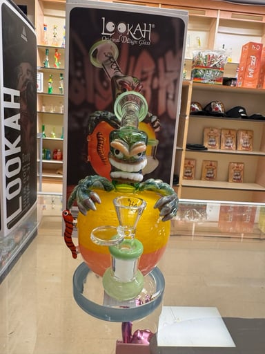 Preview pic of Lookah Bong 8.2" Mini Poison Apple Glass Water Pipe
