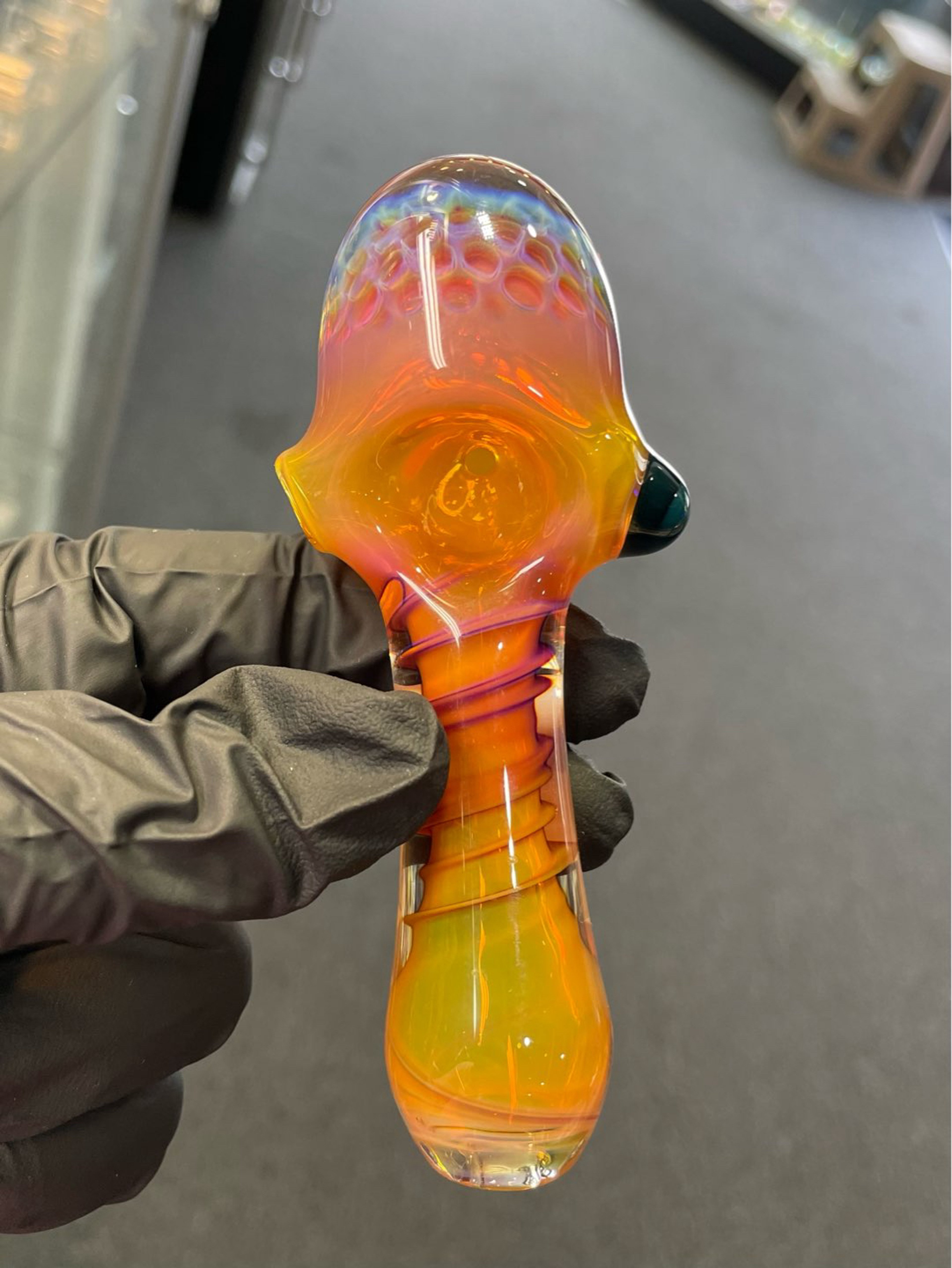 Preview pic of PlugANug HC Frit Pipe Blue
