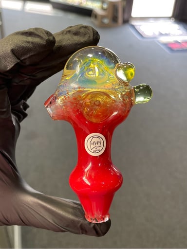 Preview pic of MT Frit Honeycomb Pipe Red