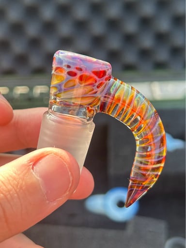 Preview pic of 18/4 Wabisabi Double Amber Purple Honeycomb Slide