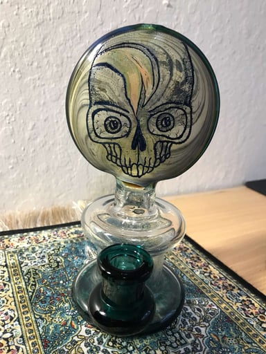Preview pic of Glassbyging V2 carved disk rig