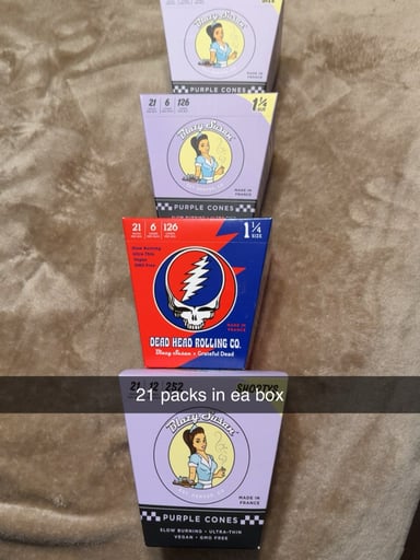 Preview pic of (4) boxes blazy susan cones