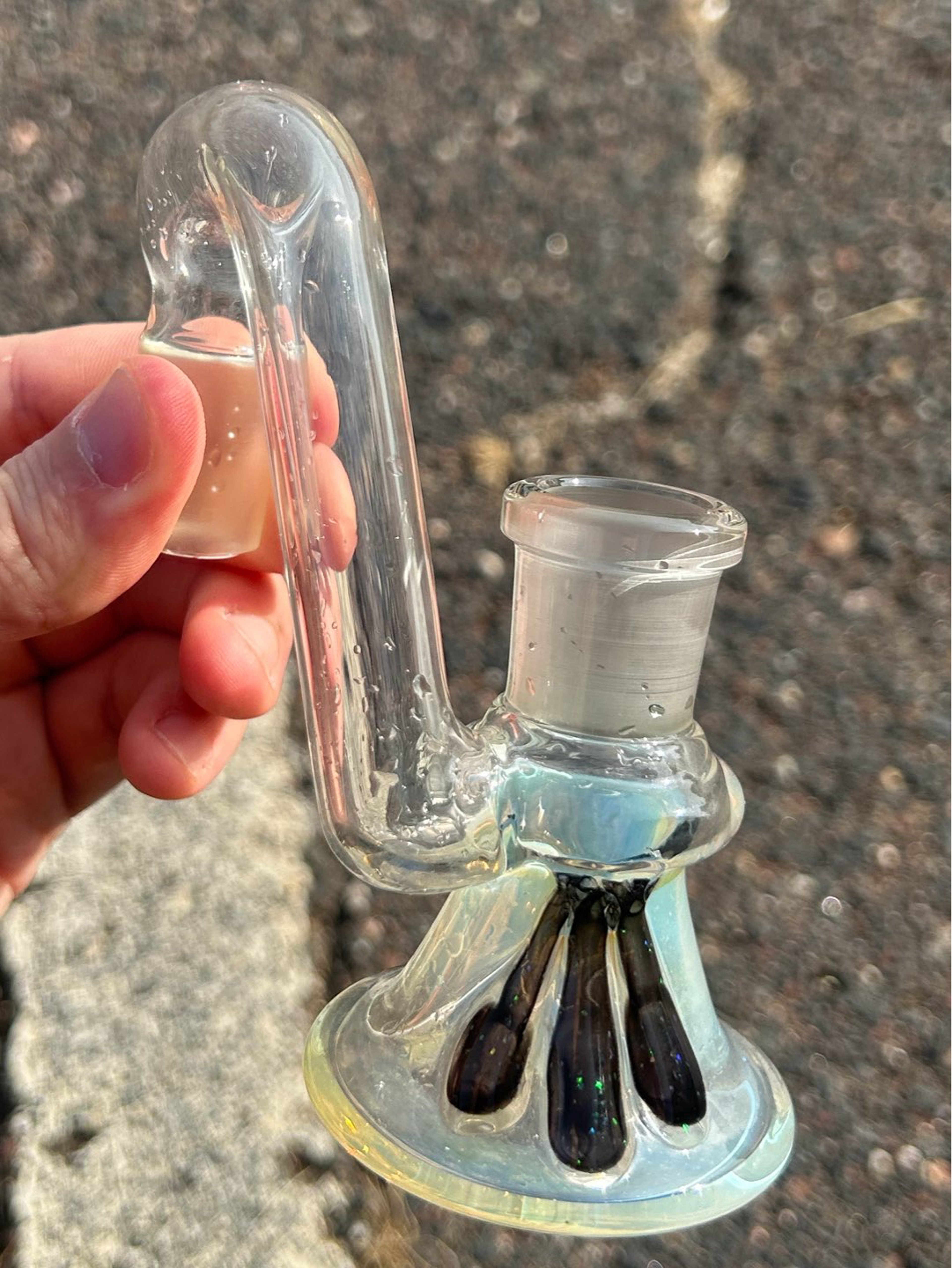 Preview pic of 18mm Uzzi Glass Fumed Dry Ash Catcher