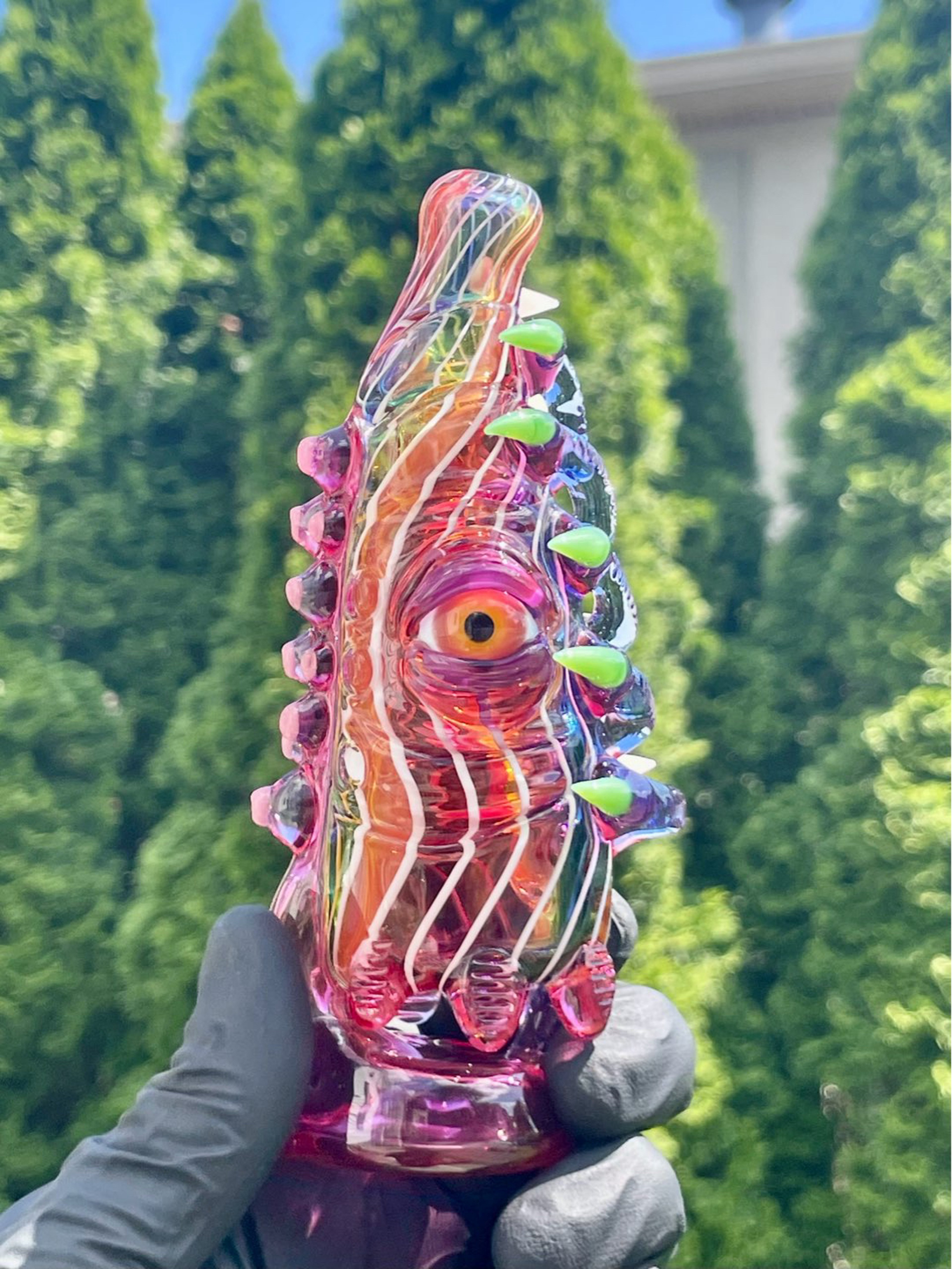 Preview pic of Karma glass x Salt glass puffco peak pro top