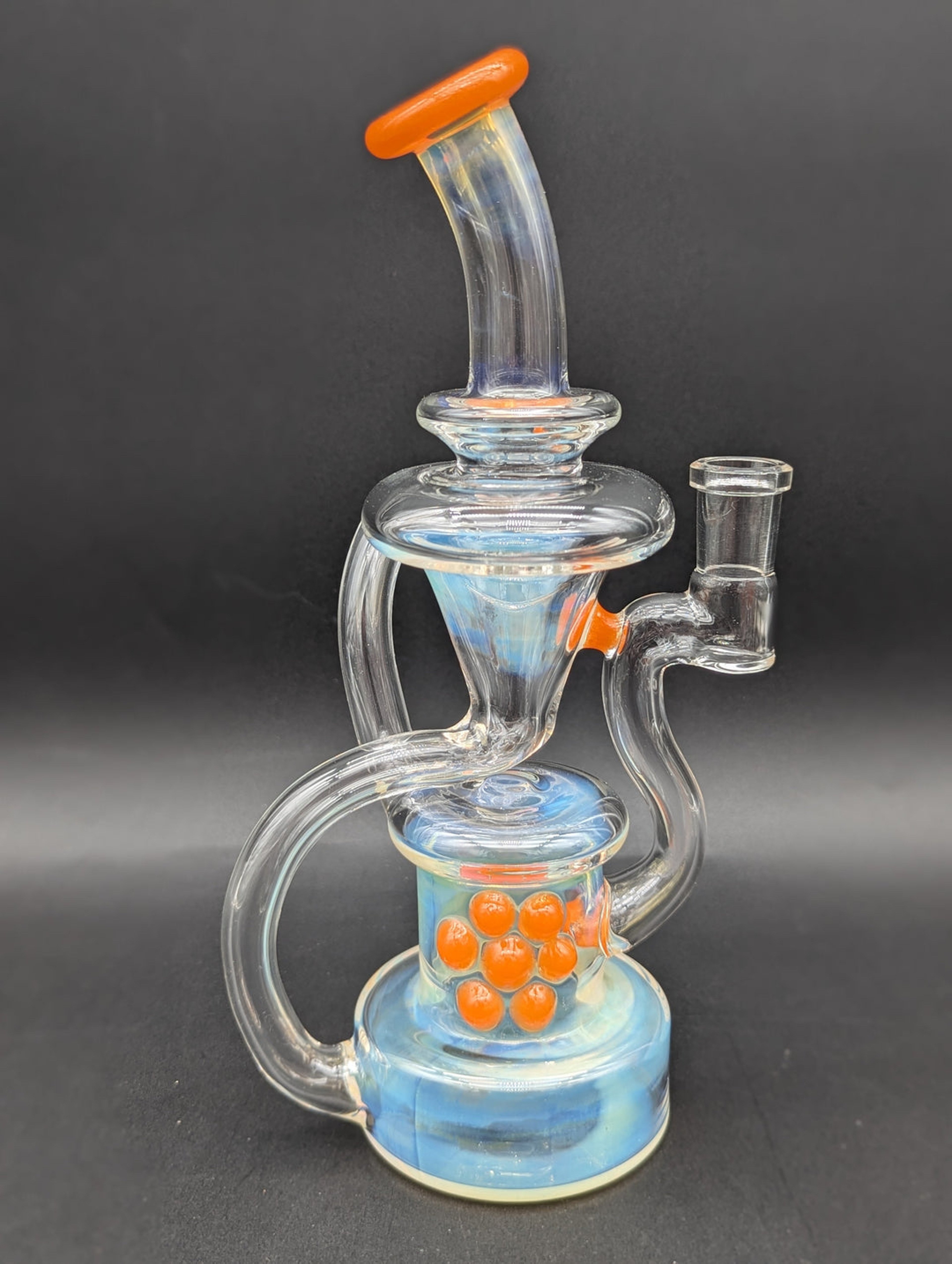 UZZI GLASS FLOATING RECYCLER DAB RIG image 0