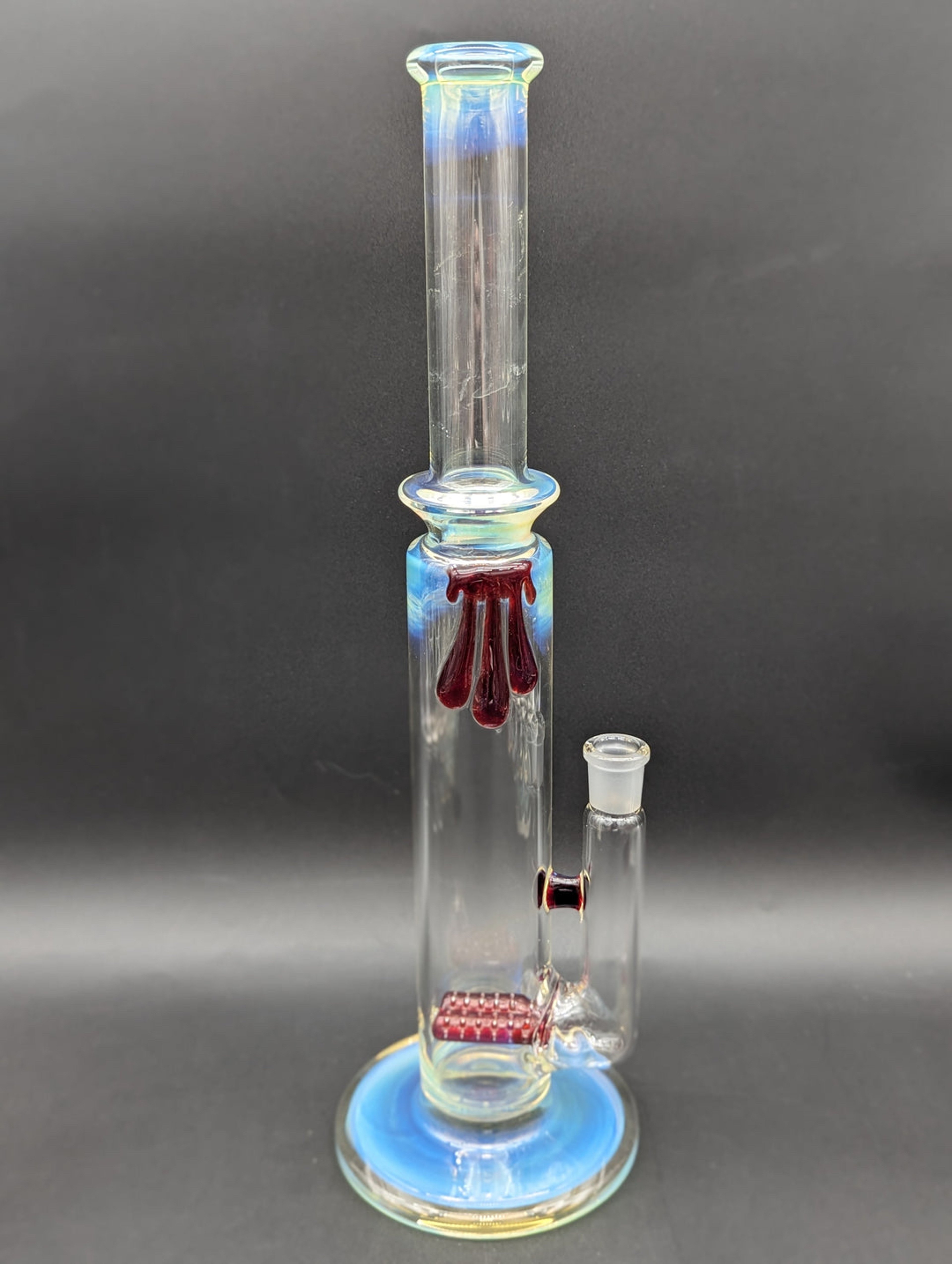 Preview pic of UZZI GLASS FUMED DUAL GRIDLINE TUBE