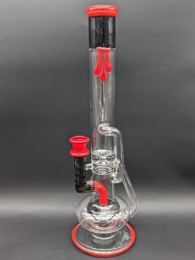 Preview pic of UZZI GLASS SUPER SHOWERHEAD RECYCLER BONG