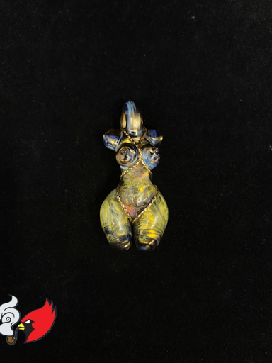 Preview pic of Electrum Marble Sunrise Pendant