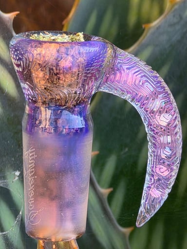 Preview pic of Sovereignty fully worked and cold worked Steve slide with 9 opals