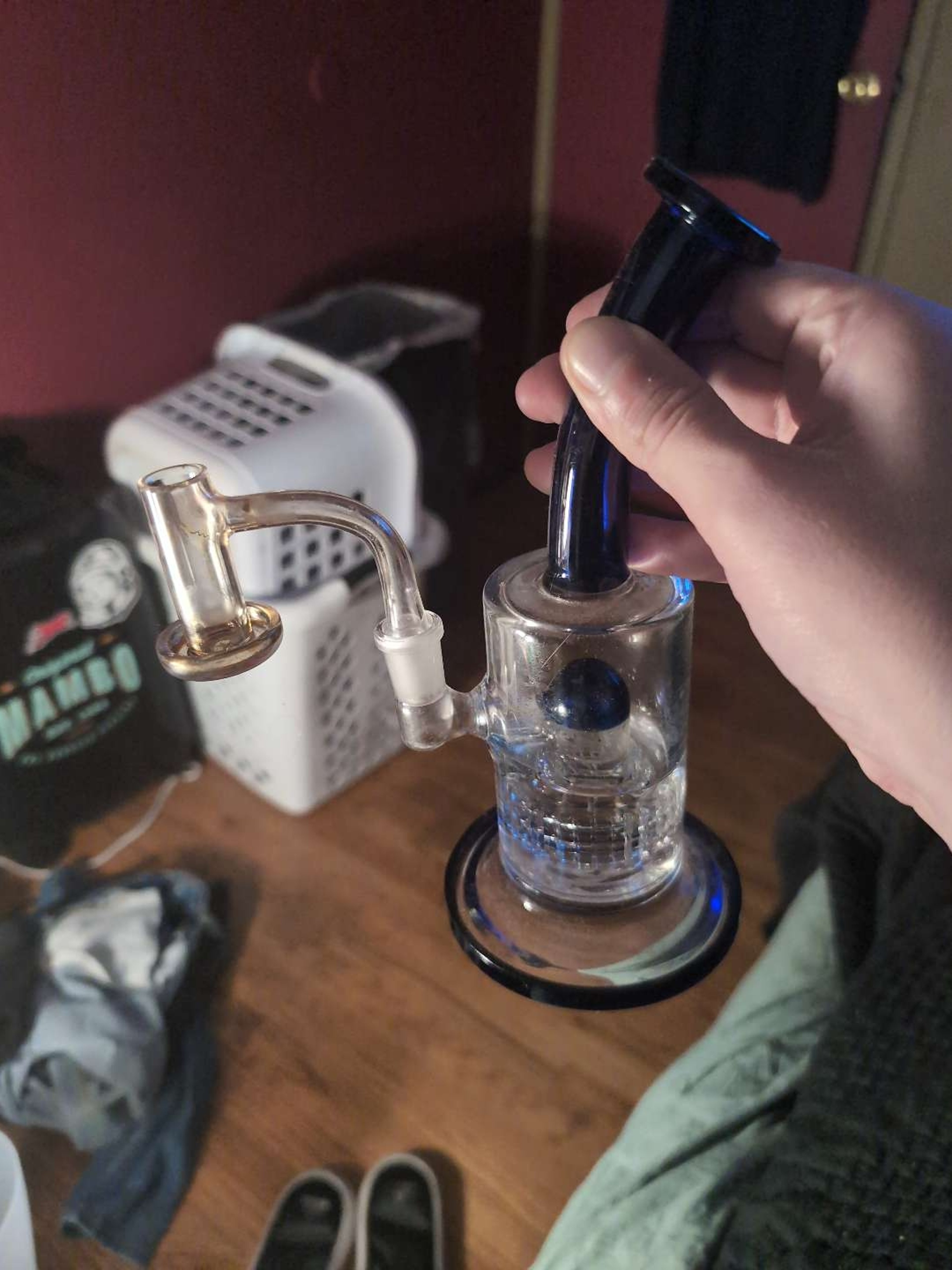 Preview pic of Shower head dabber with $60 nail still good