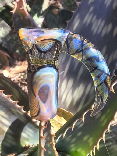 Preview pic of Sovereignty fully worked Steve slide with opal