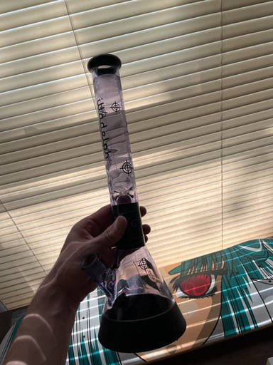 Preview pic of Illadelph - 1/1 Purple blasted scoped worked beaker