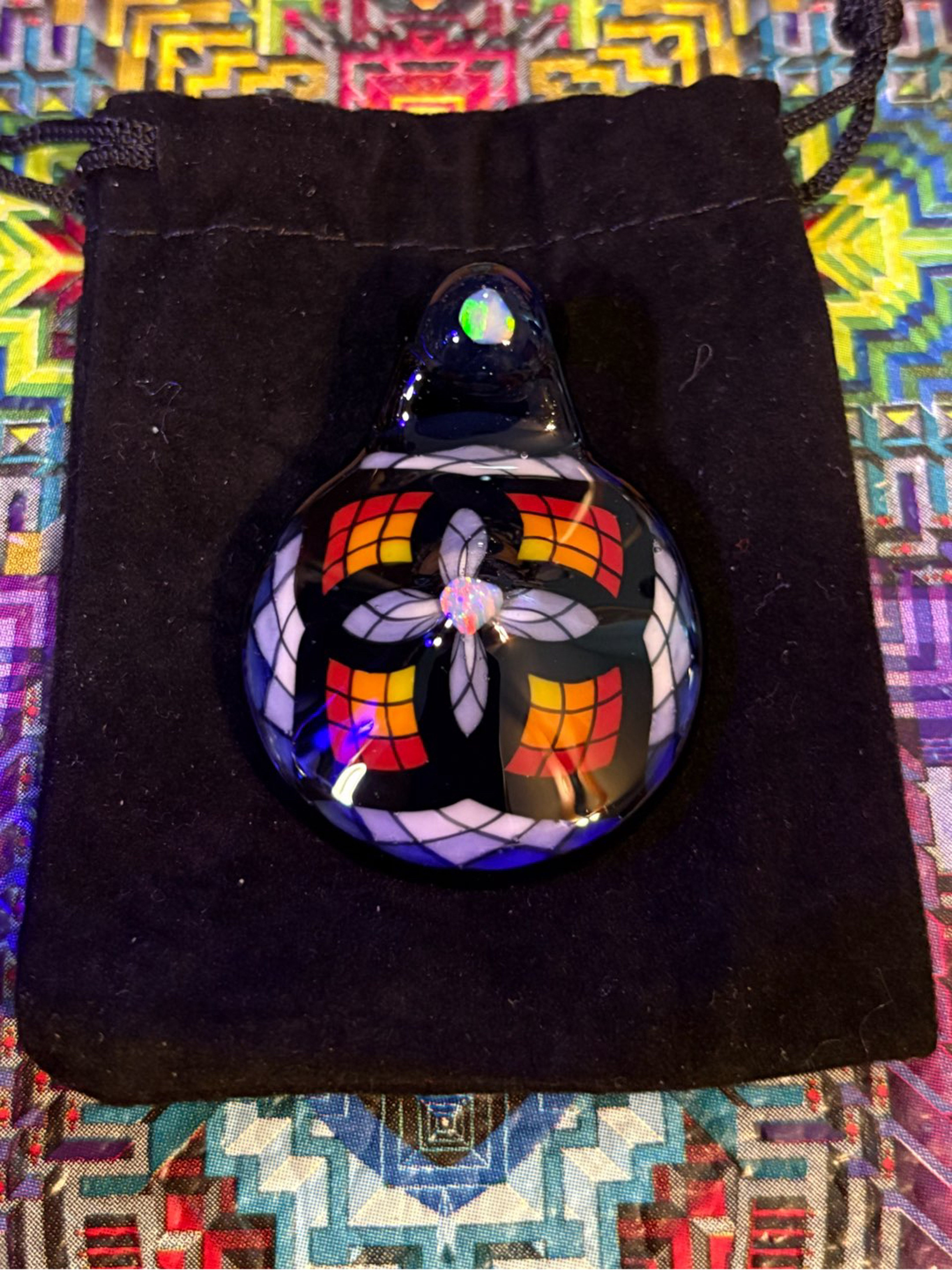 Preview pic of TAKODA MADRONA 2 Line Fillacello Pendant